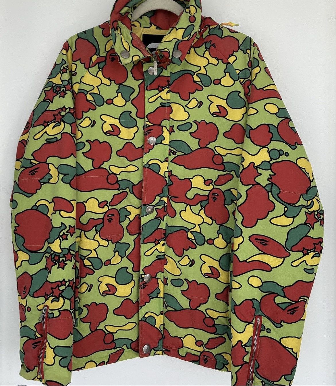 Bape VERY RARE OG 2001 A BATHING APE PSYCH CAMO M-65 JACKET Size US L / EU 52-54 / 3 - 2 Thumbnail