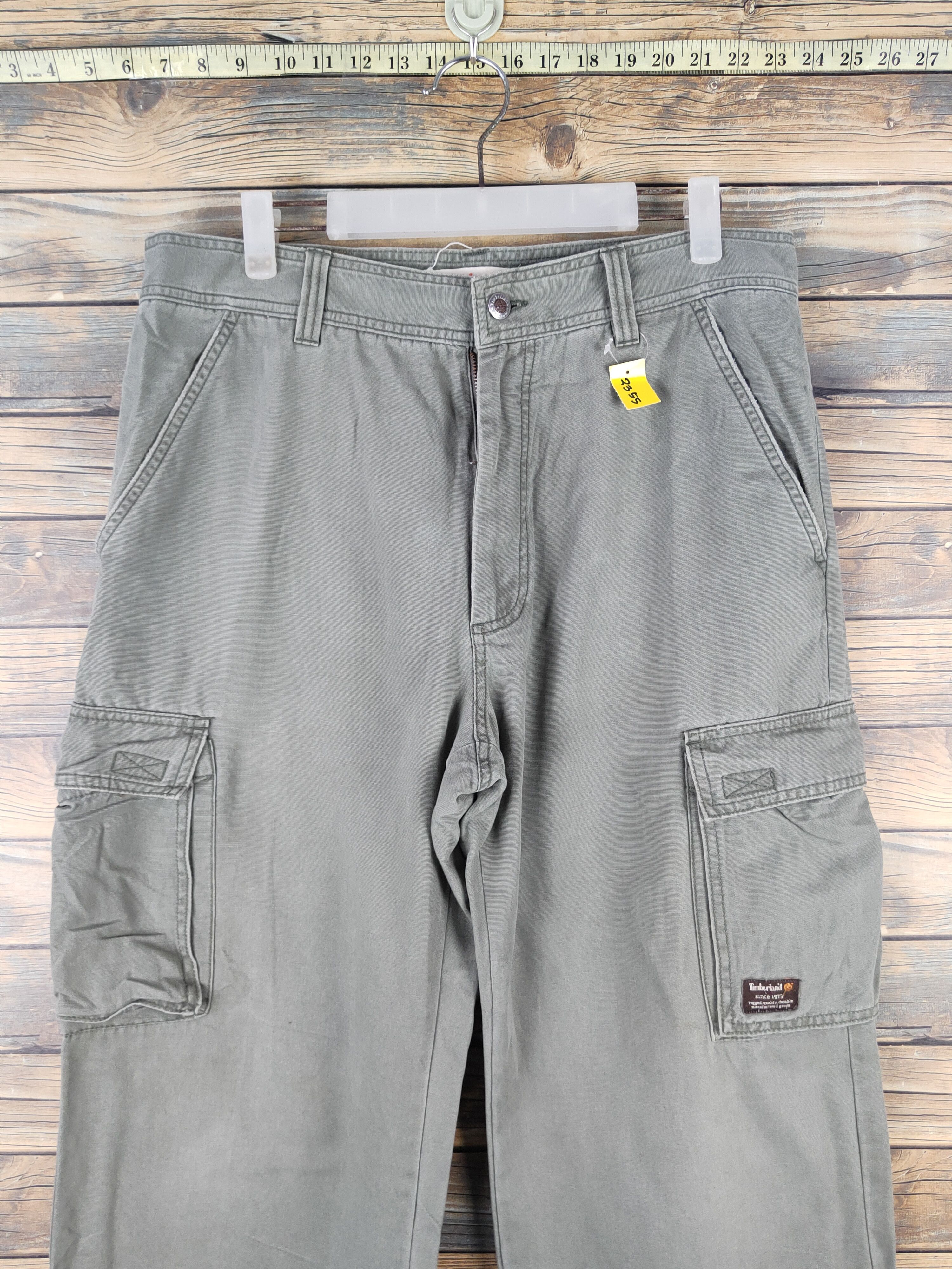 Timberland DLL Timberland Army Green Multipocket Cargo Pants #2355 Size US 34 / EU 50 - 2 Thumbnail