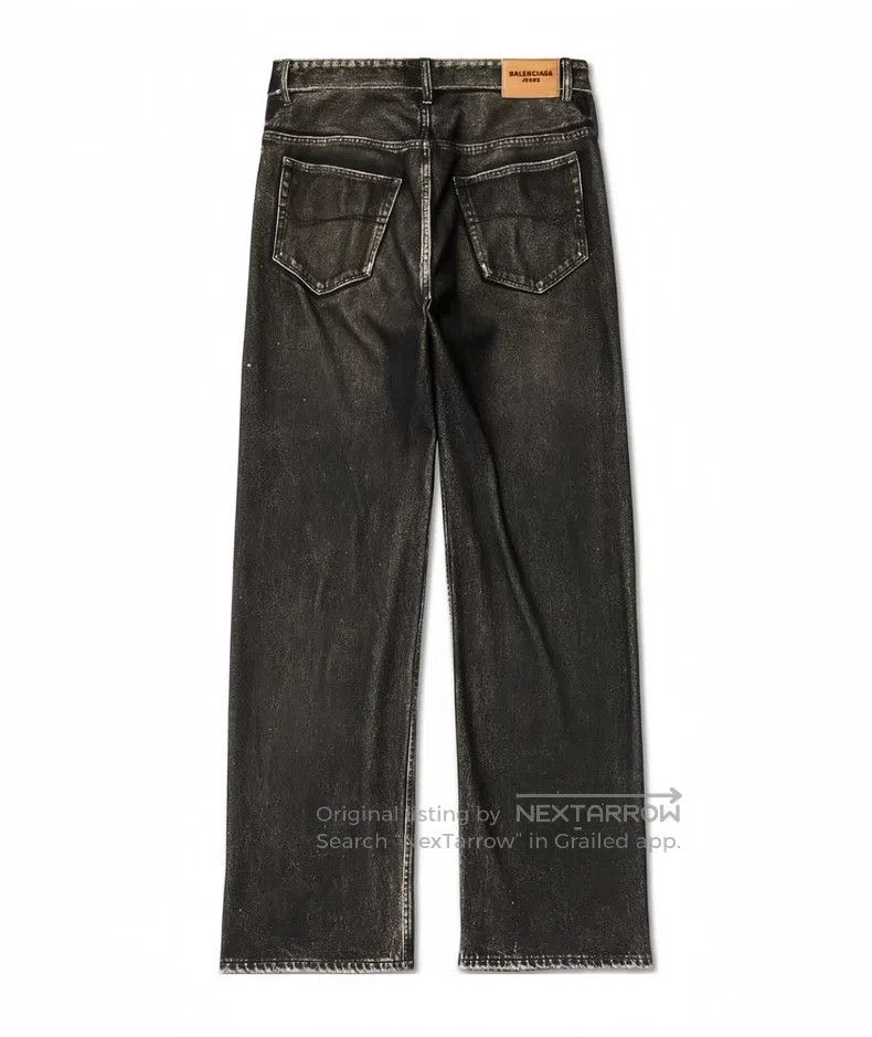 Balenciaga Balenciaga size M Printed Denim Pants Size US 27 - 2 Thumbnail