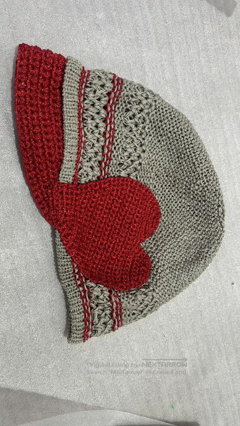 Vivienne Westwood Vivienne Westwood Rare Red Heart Knitted Cap Size ONE SIZE - 6 Thumbnail