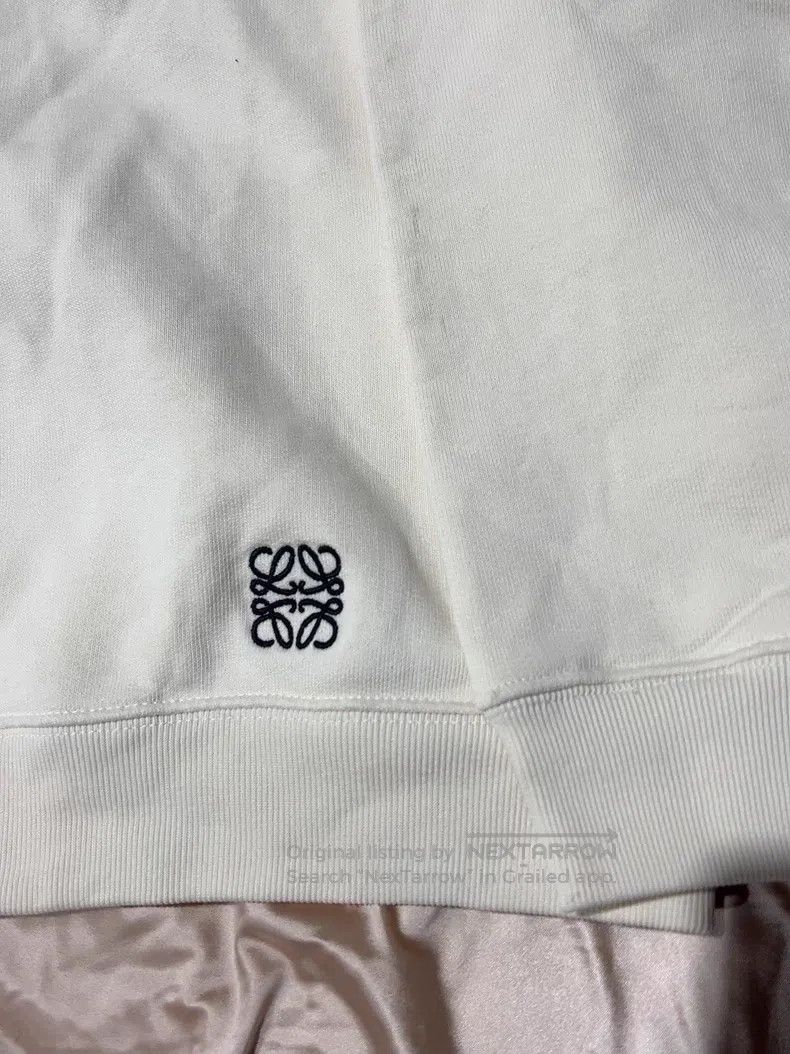 Loewe Loewe Heavy embroidery round neck hoodie, beige Size M / US 6-8 / IT 42-44 - 3 Thumbnail