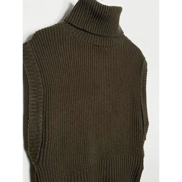 Simkhai NWT $325 Simkhai Maple Cashmere Wool Ribbed Turtleneck Allig Size XS / US 0-2 / IT 36-38 - 7 Thumbnail