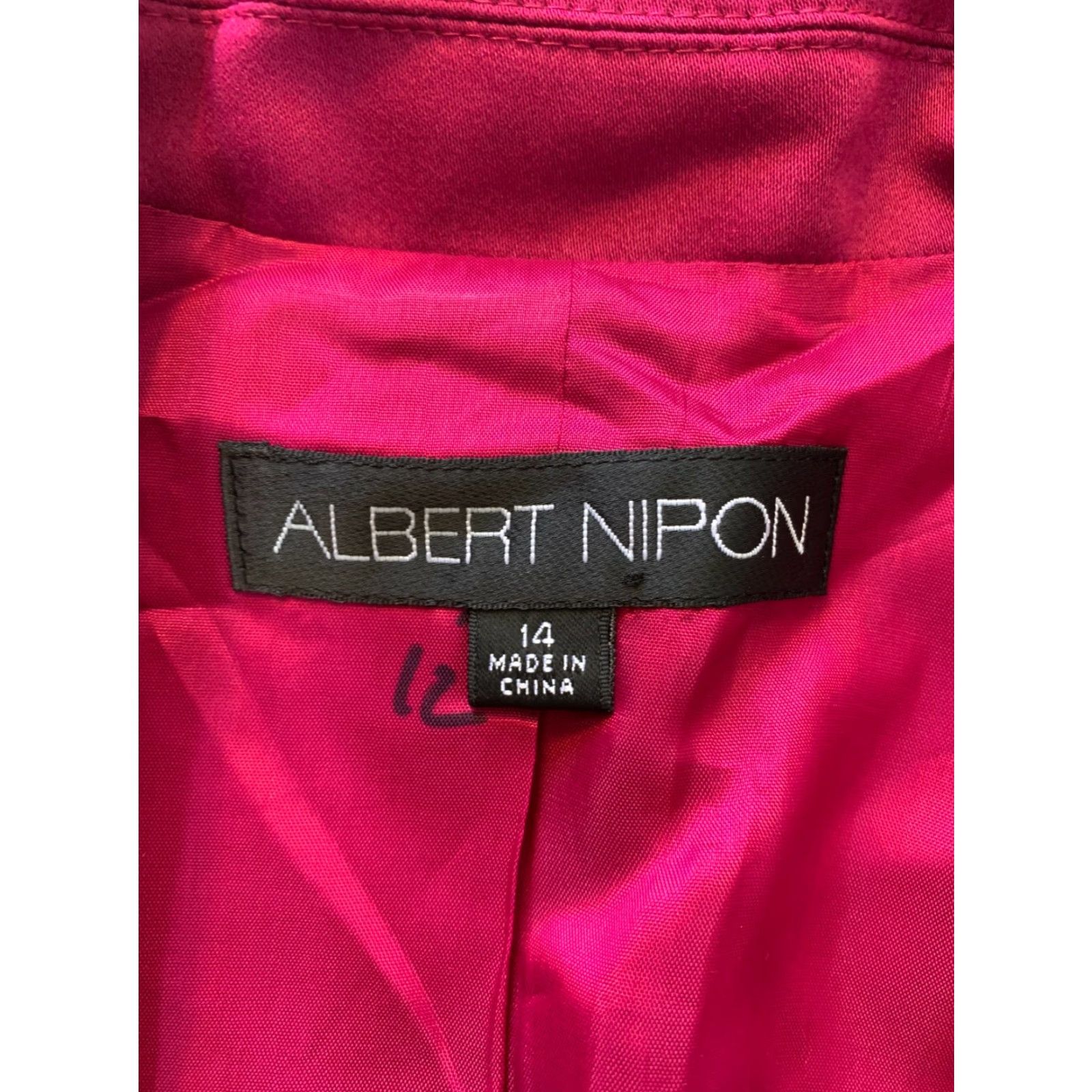 Albert Nipon Albert Nipon Blazer Women's Purple 2 Button Size 14 Wool Blend Lined Casual Vintage: No Size XL / US 12-14 / IT 48-50 - 2 Thumbnail