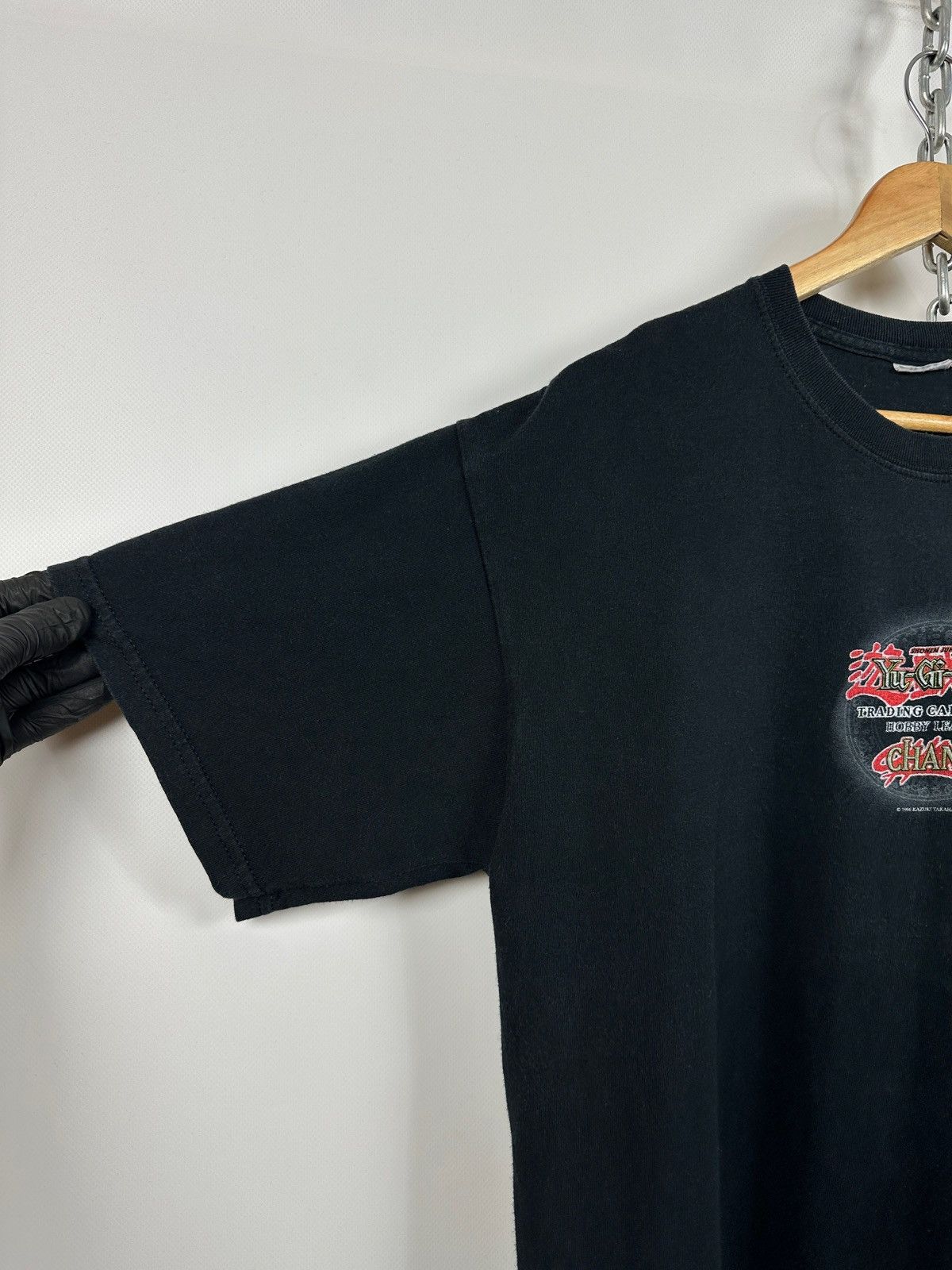 Anime 1996 Vintage Kazuki Takahashi Yu Gi Oh Hobby League T-Shirt Size US L / EU 52-54 / 3 - 15 Thumbnail