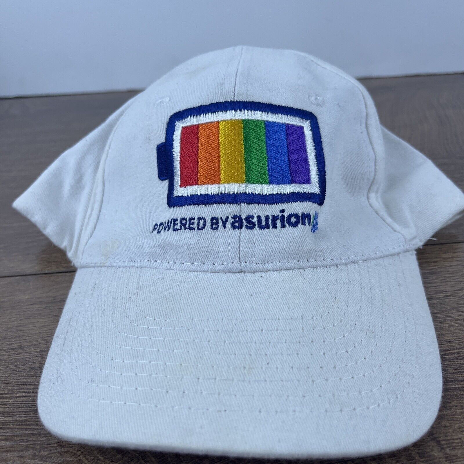 Other Asurion Hat Powered by Asurion White Hat Adjustable Adult Si Size ONE SIZE - 1 Thumbnail