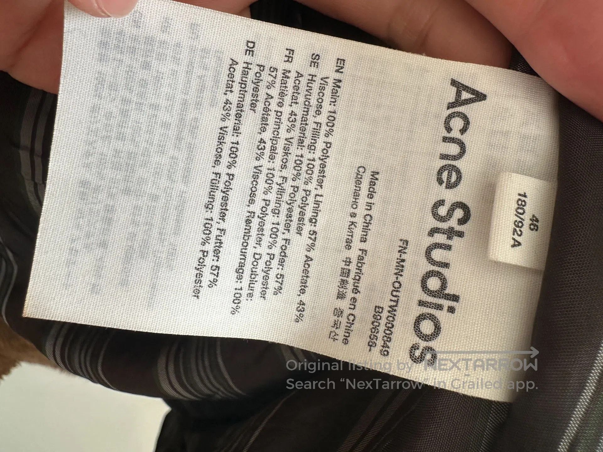 Acne Studios Acne Studios Teddy Coat. Size US S / EU 44-46 / 1 - 5 Thumbnail