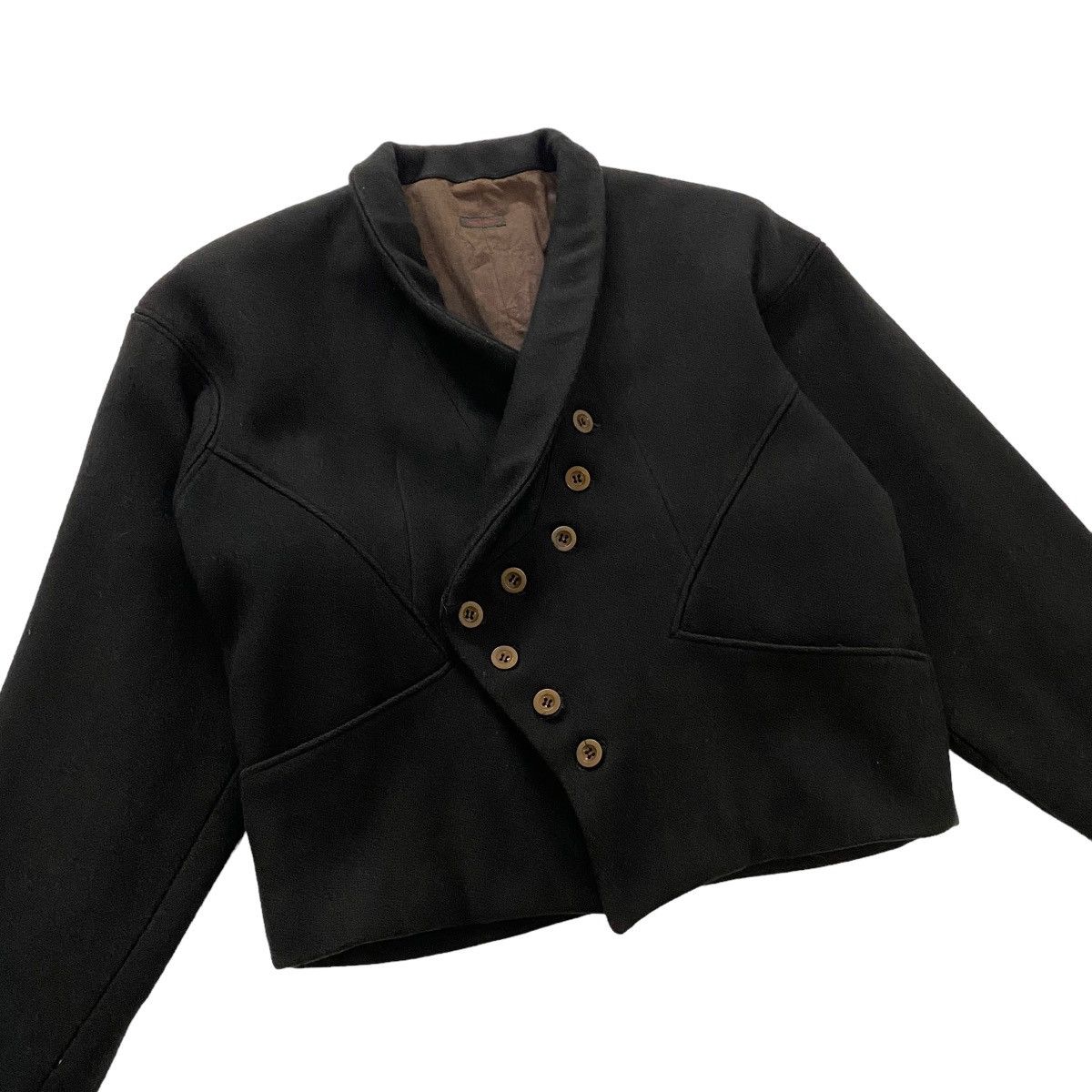 Vintage ✨Traffic News wool cropped button jacket size M Size M / US 6-8 / IT 42-44 - 5 Thumbnail