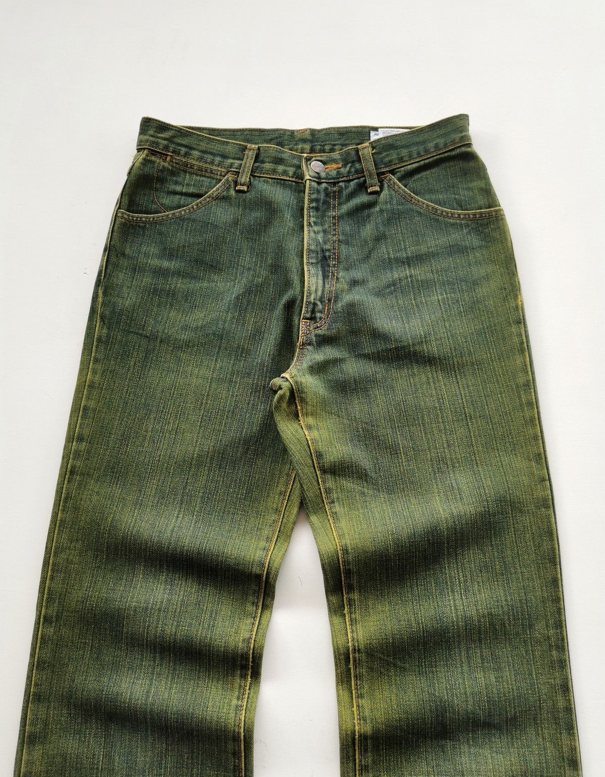 Wrangler Green Denim Vintage Wrangler Bootcut Jeans Size 28" / US 6 / IT 42 - 3 Thumbnail