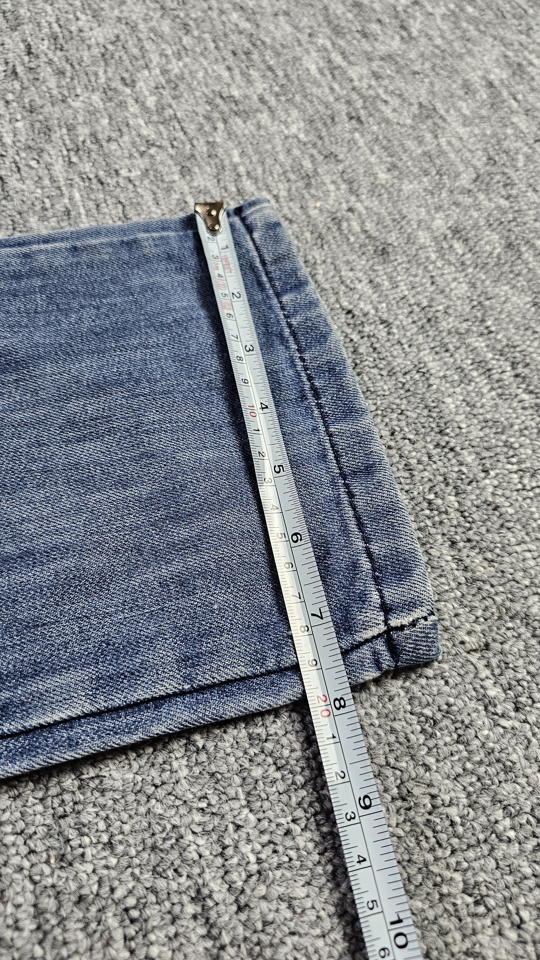 Airwalk AIRWALK Cargo Jeans Mens 30R Denim Relaxed Skater Blue Size US 30 / EU 46 - 13 Thumbnail