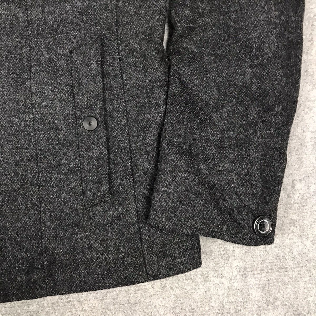 Japanese Brand × KMRii × Nicole Club NICOLE CLUB WOOL DOUBLE BUTTON DRAK GRAY JACKET Size US S / EU 44-46 / 1 - 5 Thumbnail