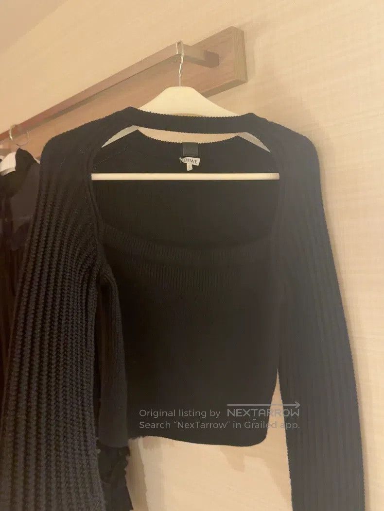 Loewe Loewe Wool knitted top Size L / US 10 / IT 46 - 3 Thumbnail