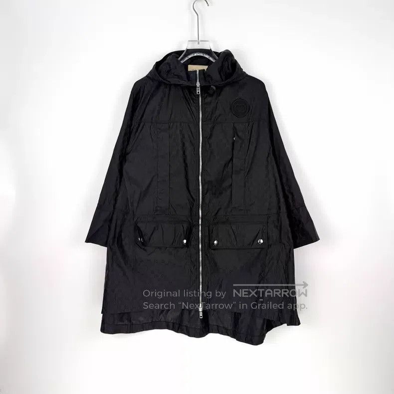 Gucci Gucci Black classic logo zipper hooded long coat Size XS / US 0-2 / IT 36-38 - 3 Thumbnail