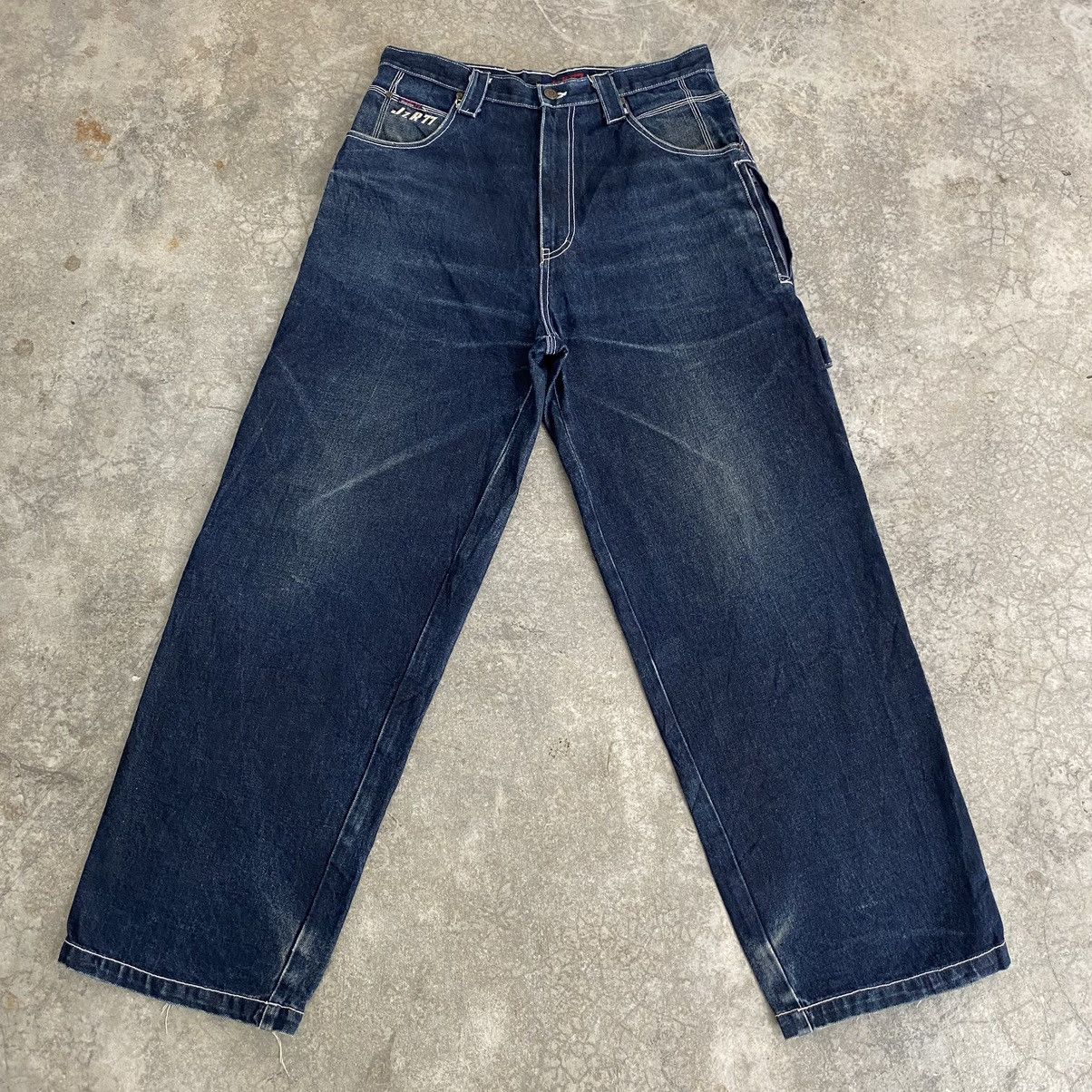 Southpole VTG JzR77 Wide Baggy Carpenter Workwear Jeans JNCO Size US 34 / EU 50 - 3 Thumbnail