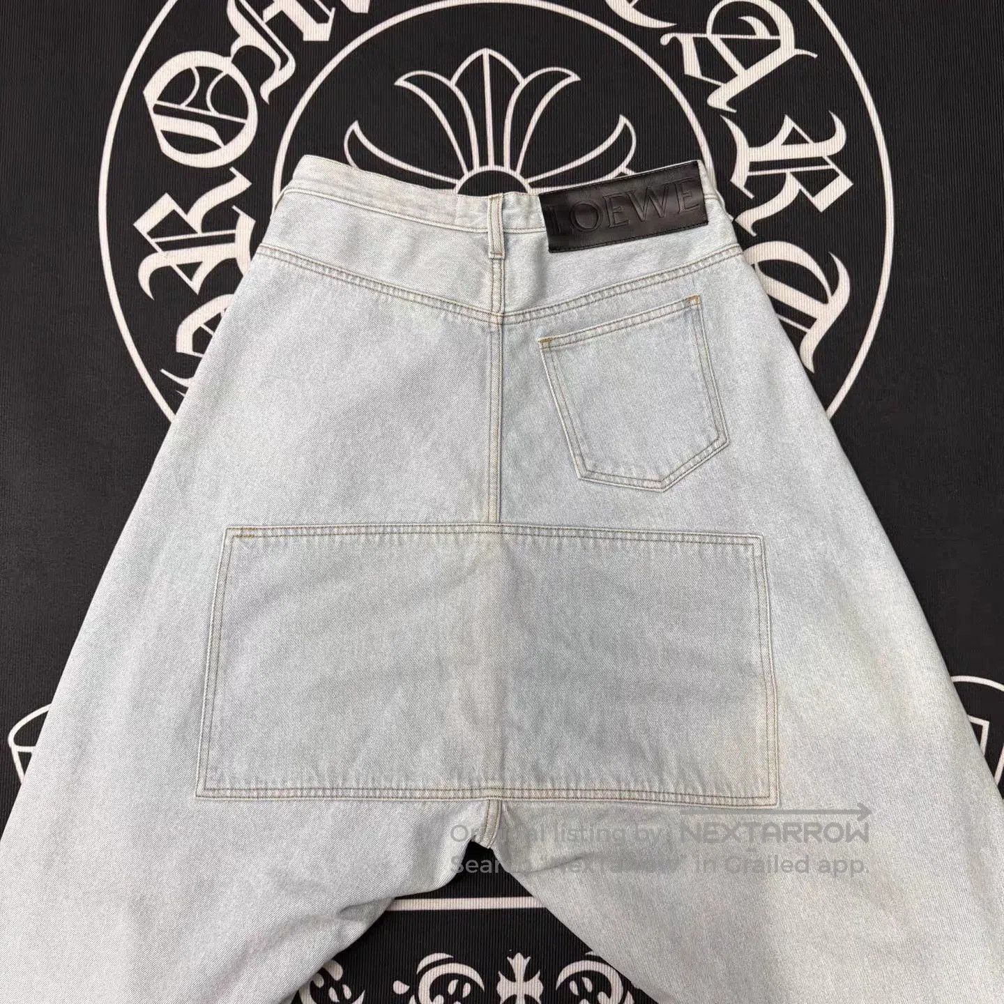 Loewe Blue Denim Wide. Size US 36 / EU 52 - 3 Thumbnail