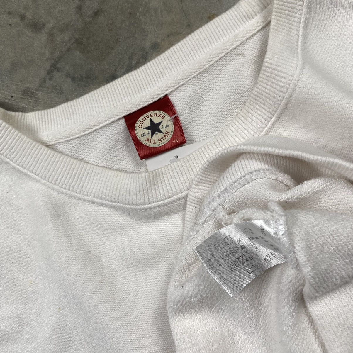 Converse × Japanese Brand Vintage y2k Converse All Star Crewneck Size US M / EU 48-50 / 2 - 5 Thumbnail