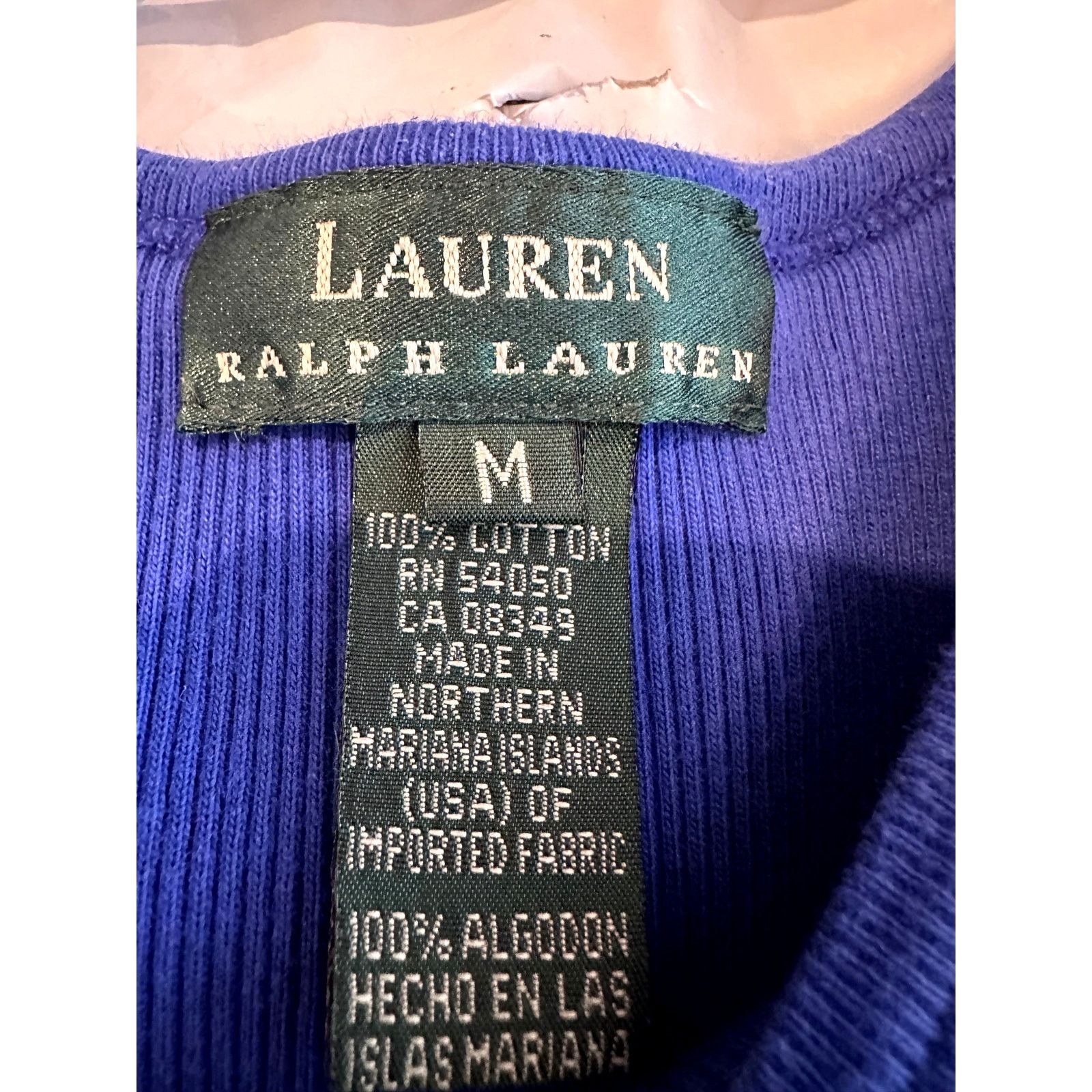 Ralph Lauren Ralph Lauren Women’s Sleeveless Knit Tank Top Blue M Size M / US 6-8 / IT 42-44 - 9 Thumbnail