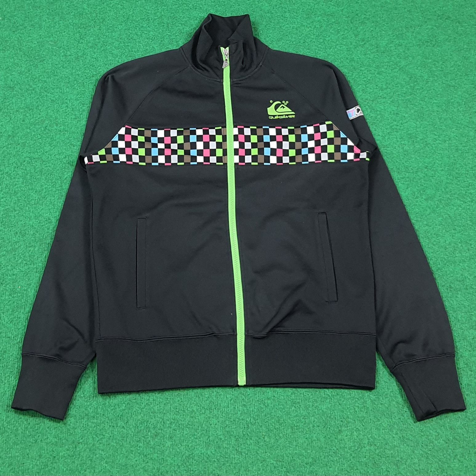 Quiksilver Vintage Quiksilver Track Jacket Zipper Retro Surf C288N20 Size US S / EU 44-46 / 1 - 1 Thumbnail