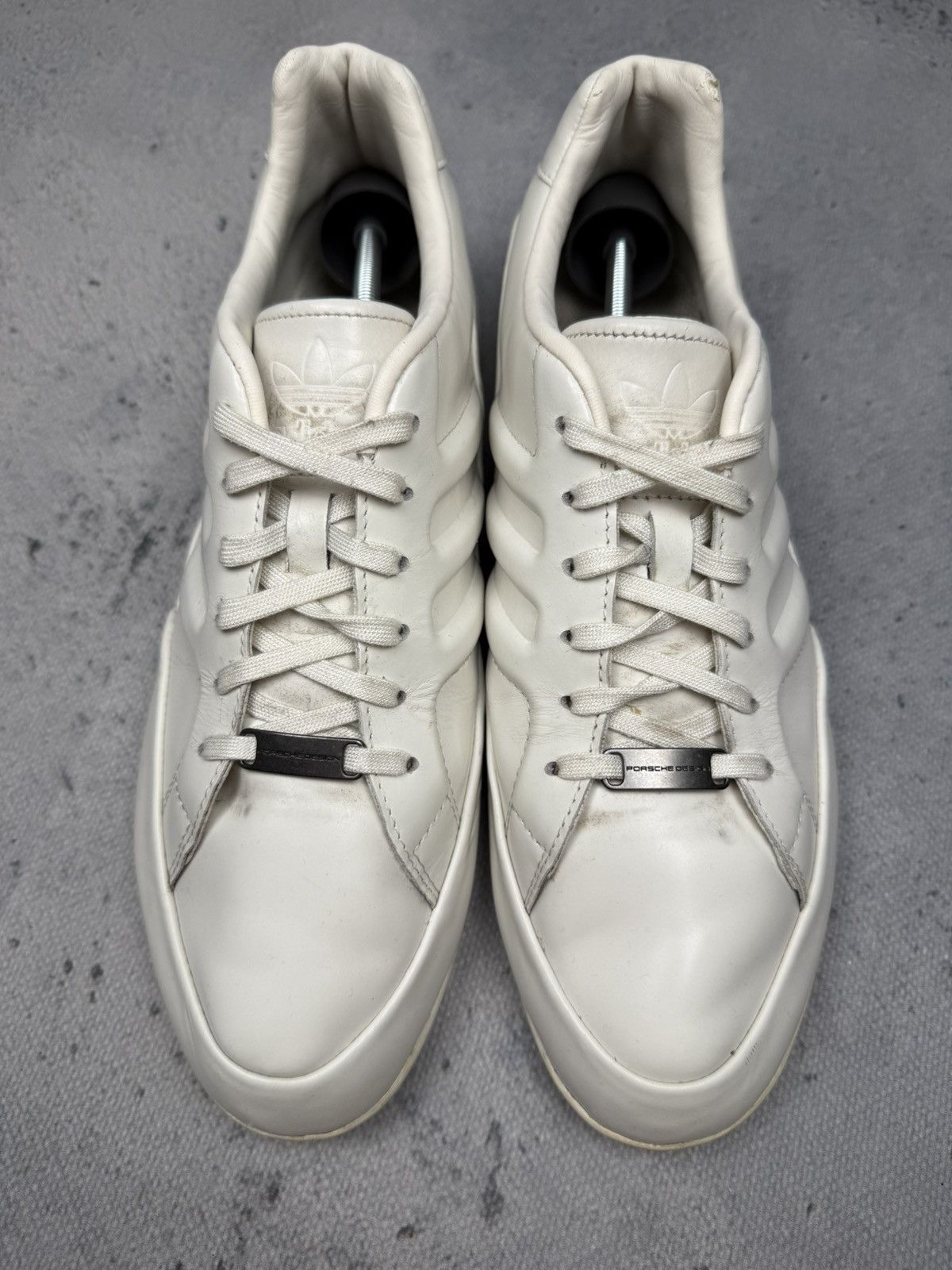 Adidas × Porsche Design Vintage Adidas Porsche Design 356 White Leather Sneakers 00s Size US 10 / EU 43 - 13 Thumbnail