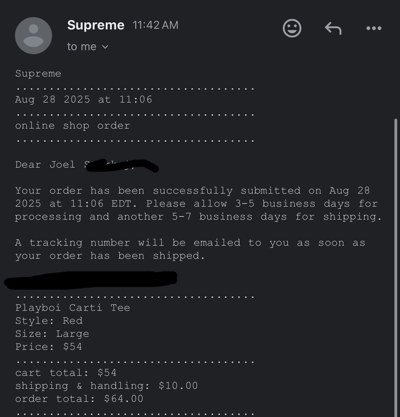 Supreme Supreme Playboi Carti Tee Size US L / EU 52-54 / 3 - 2 Thumbnail