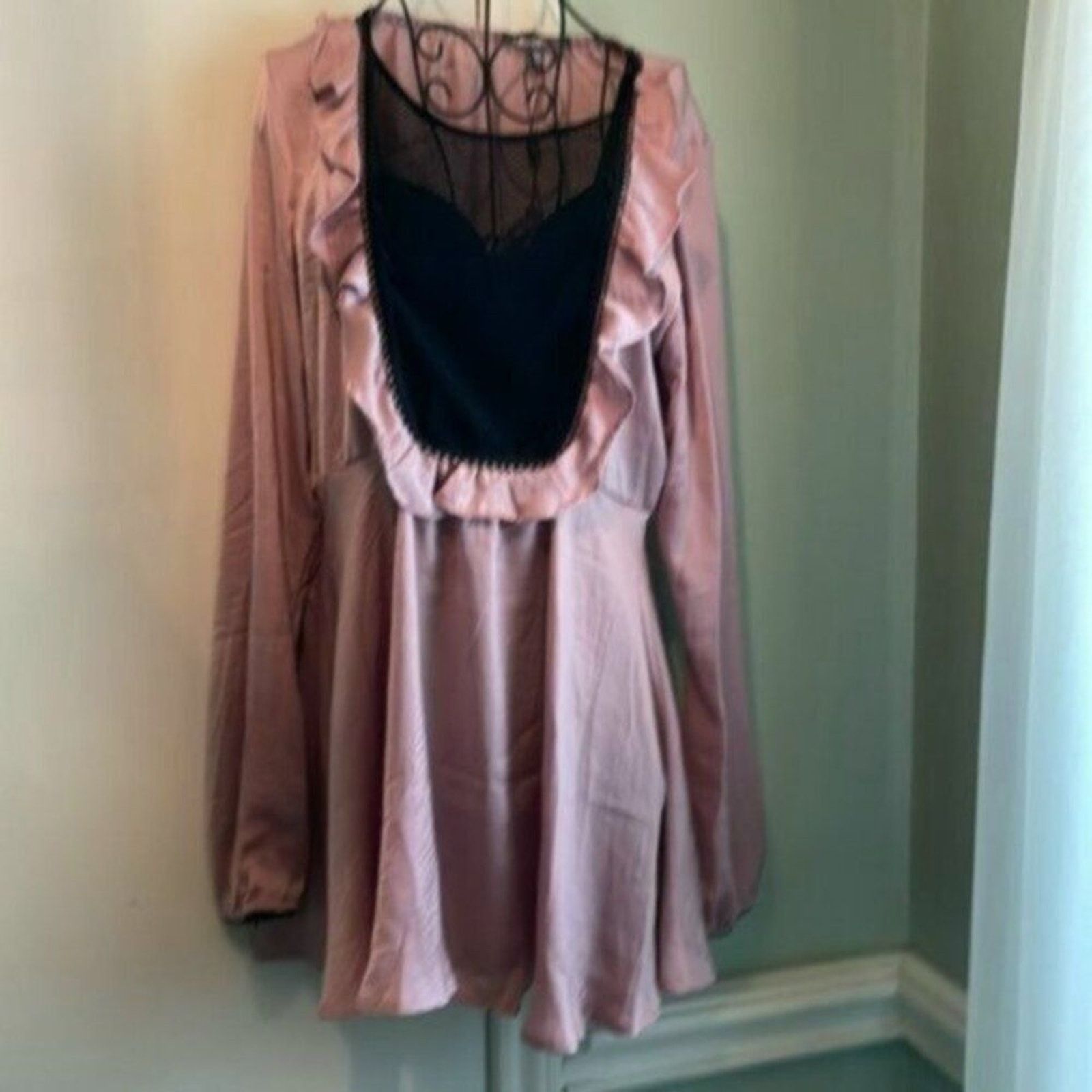 For Love & Lemons For Love and Lemons Pastel Pink Dressing gown Pink L Size L / US 10 / IT 46 - 6 Thumbnail
