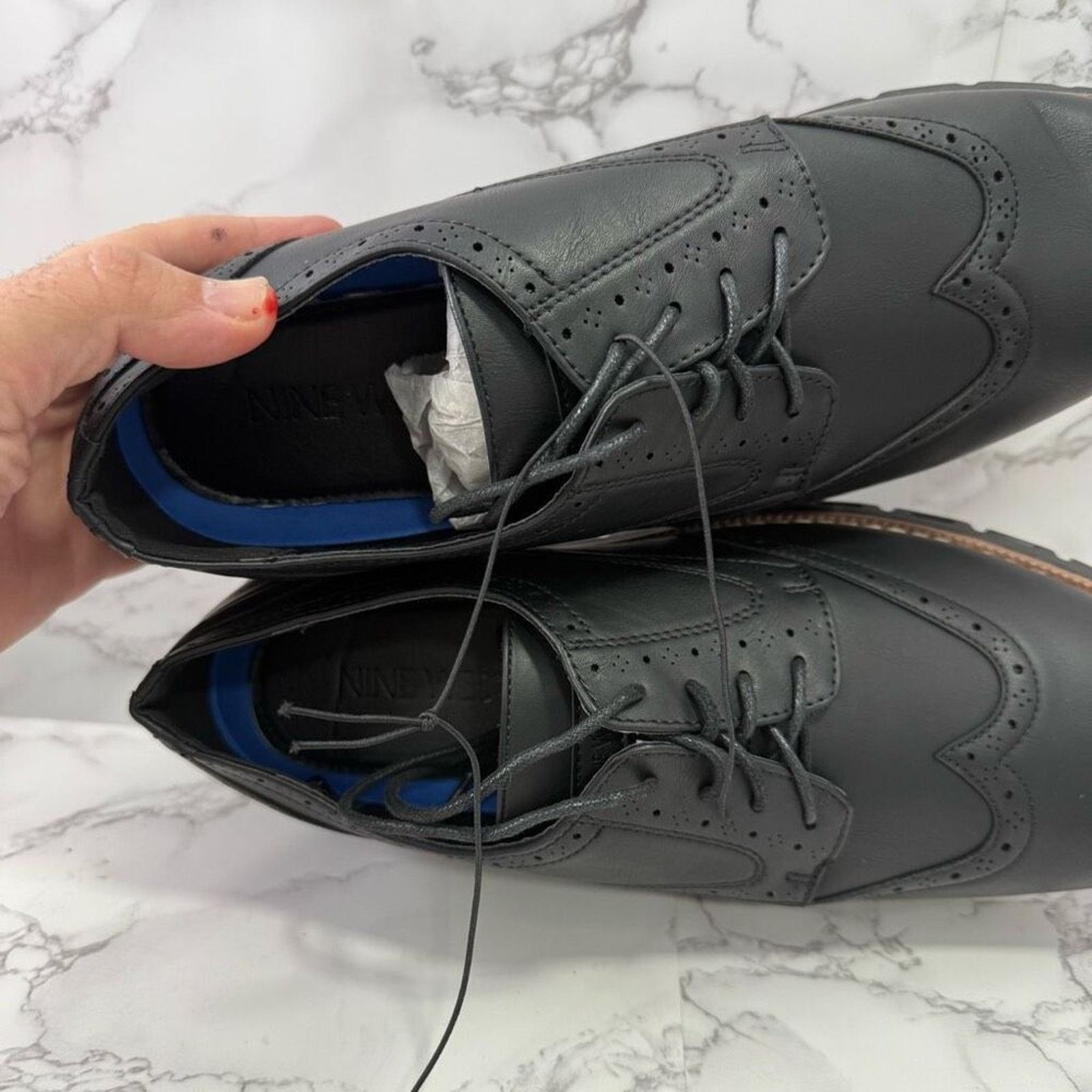 Nine West Nine West Men’s Dress Casual Shoes Size 12 NEW M150 Size US 12 / EU 45 - 7 Thumbnail