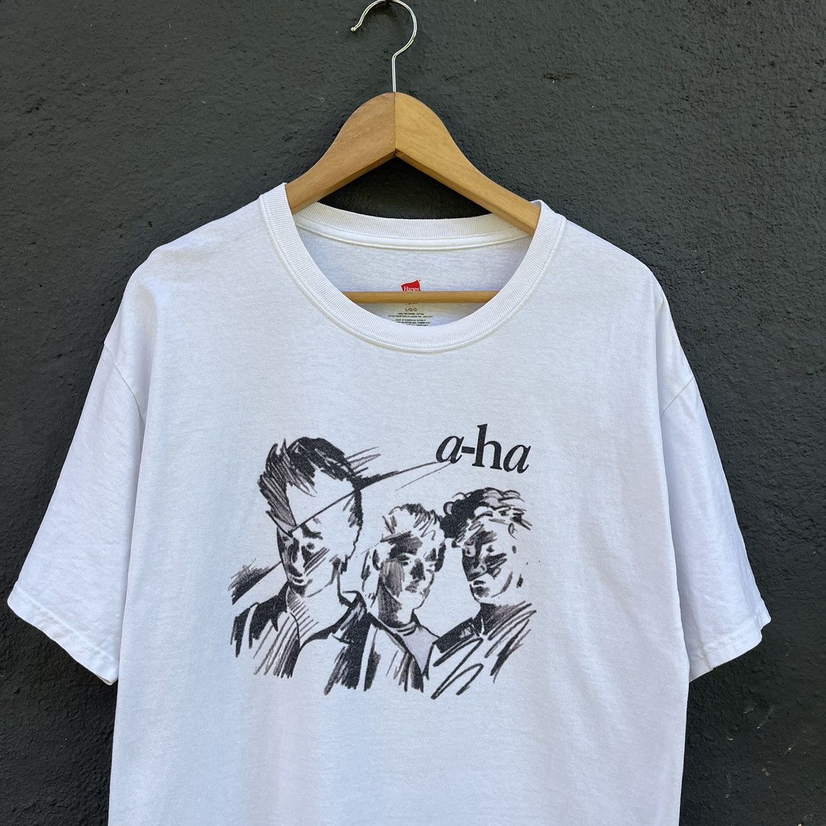 Band Tees A-ha pop band tee Size US L / EU 52-54 / 3 - 2 Thumbnail
