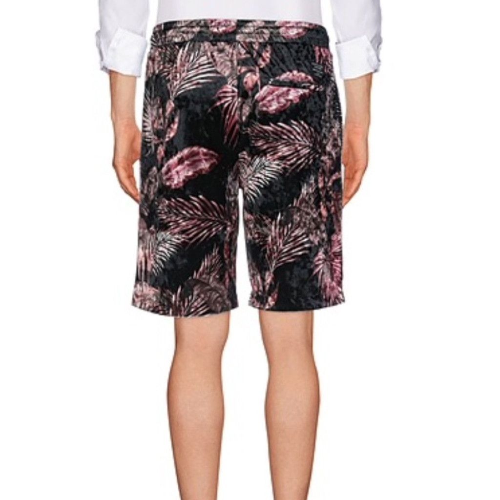 Scotch & Soda SCOTCH & SODA Men's Palm Print Velour Shorts - LARGE Size US 34 / EU 50 - 8 Thumbnail