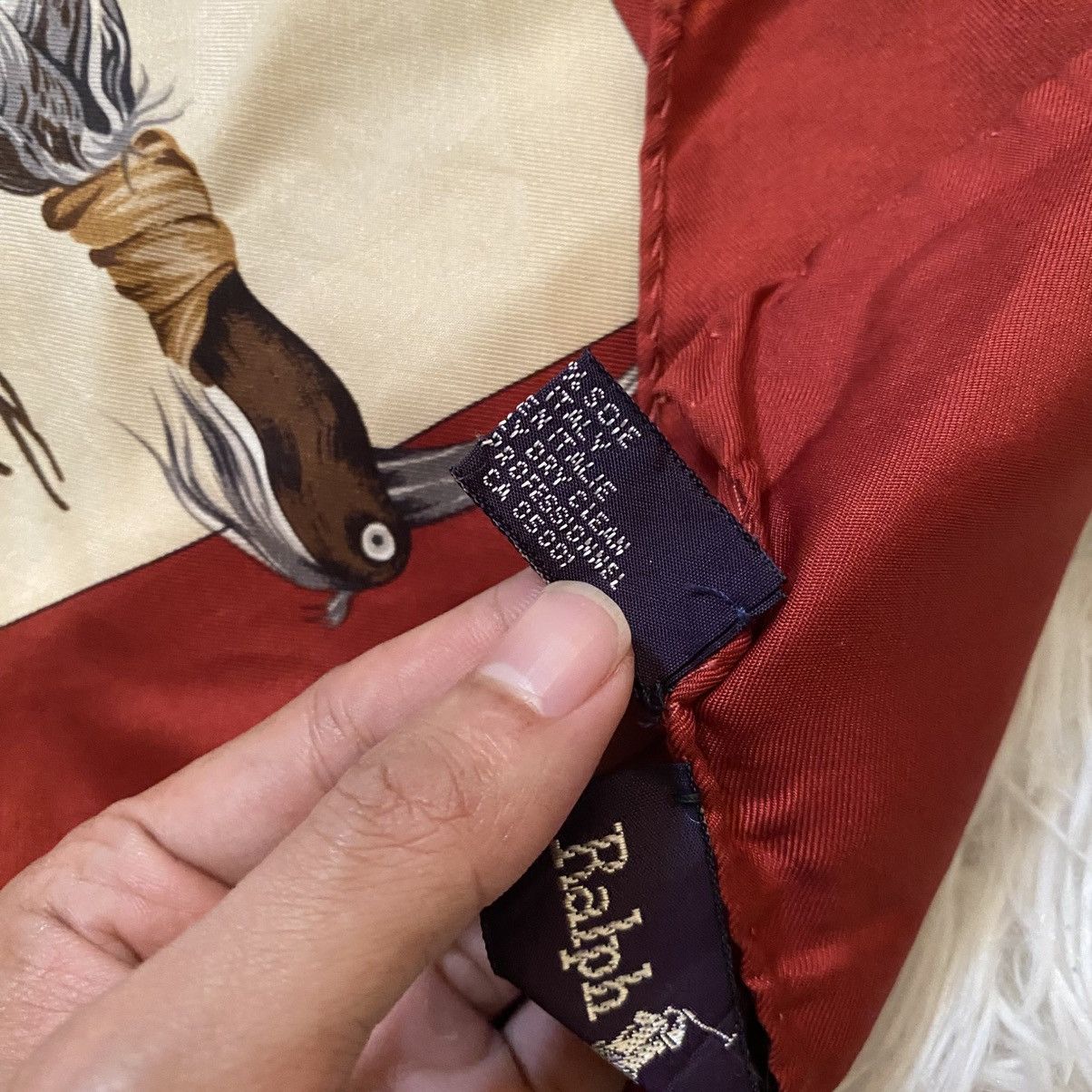 Ralph Lauren × Vintage Vintage Ralph Lauren Handchief Neckchief Bandana Sioux India Size ONE SIZE - 10 Thumbnail