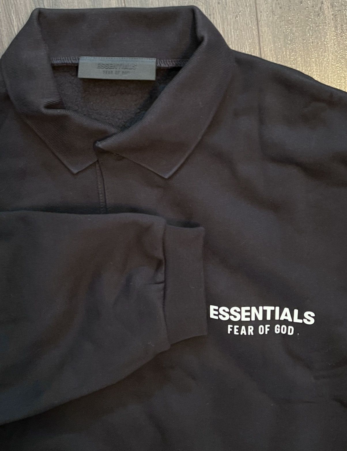 Fear of God Fear Of God Essential Rugby Sweatshirt Black L Size US L / EU 52-54 / 3 - 15 Thumbnail