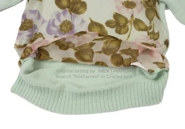 Comme des Garcons Comme Des Garcons size F Green retro sweater top Size S / US 4 / IT 40 - 7 Thumbnail