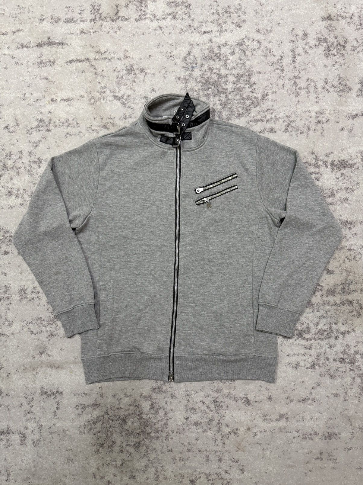 semanticdesign Semantic Design Neck Belted Zip Up Sweater Size US M / EU 48-50 / 2 - 3 Thumbnail