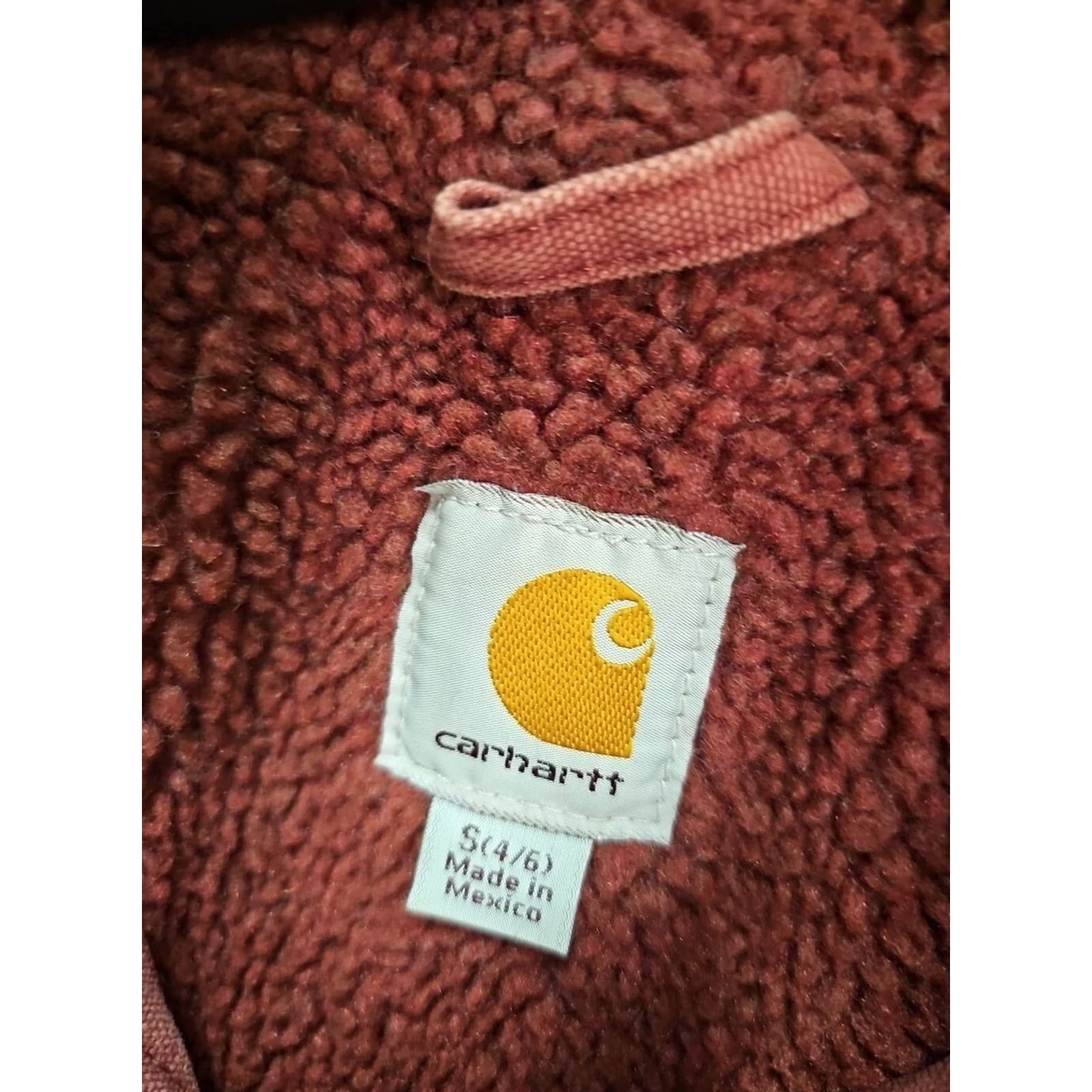 Carhartt VINTAGE Carhartt Canvas Workwear Hooded Sherpa Purple Coat Women's Small 100657 609 Size S / US 4 / IT 40 - 7 Thumbnail