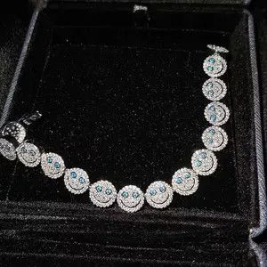 Other Women Sparkling Zircon Smile Bracelet Size ONE SIZE - 1 Thumbnail
