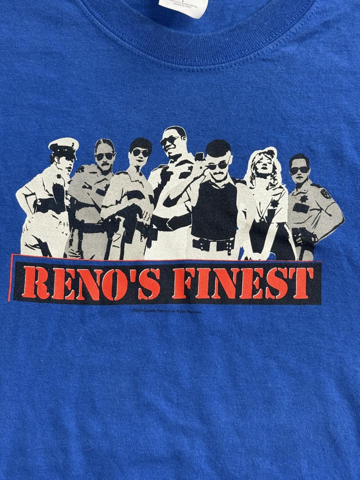Gildan Vintage Reno 911 T-shirt Renos Finest Target Practice 2004 L Size US L / EU 52-54 / 3 - 4 Thumbnail