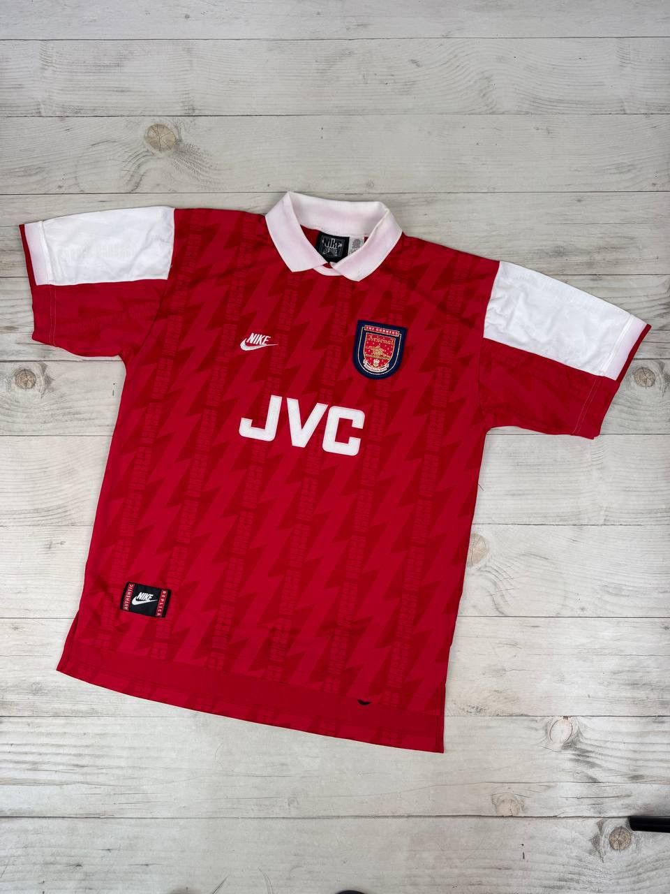 Nike Vintage Nike Arsenal 1994 1996 Home Shirt Soccer Jersey Size US XL / EU 56 / 4 - 1 Thumbnail