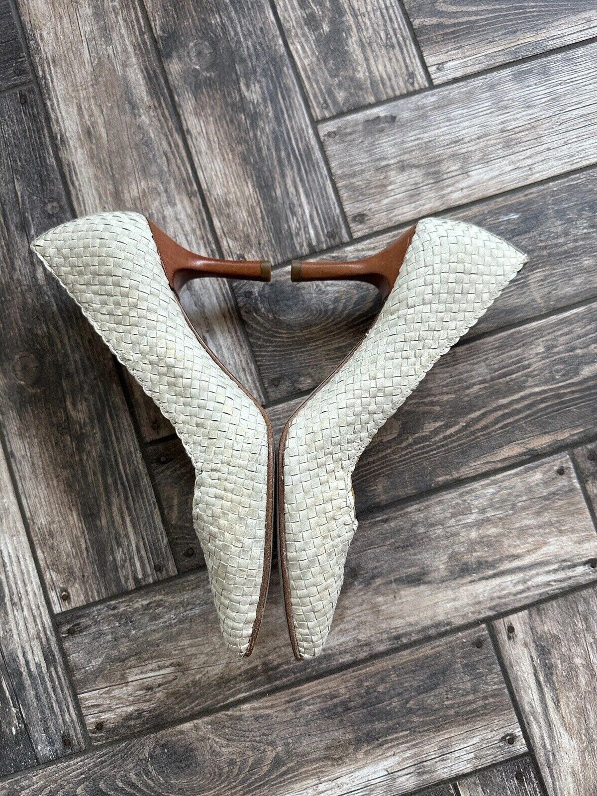Pons Quintana Pons Quintana Summer Braided Heels Leather Shoes Size US 7.5 / IT 37.5 - 12 Thumbnail