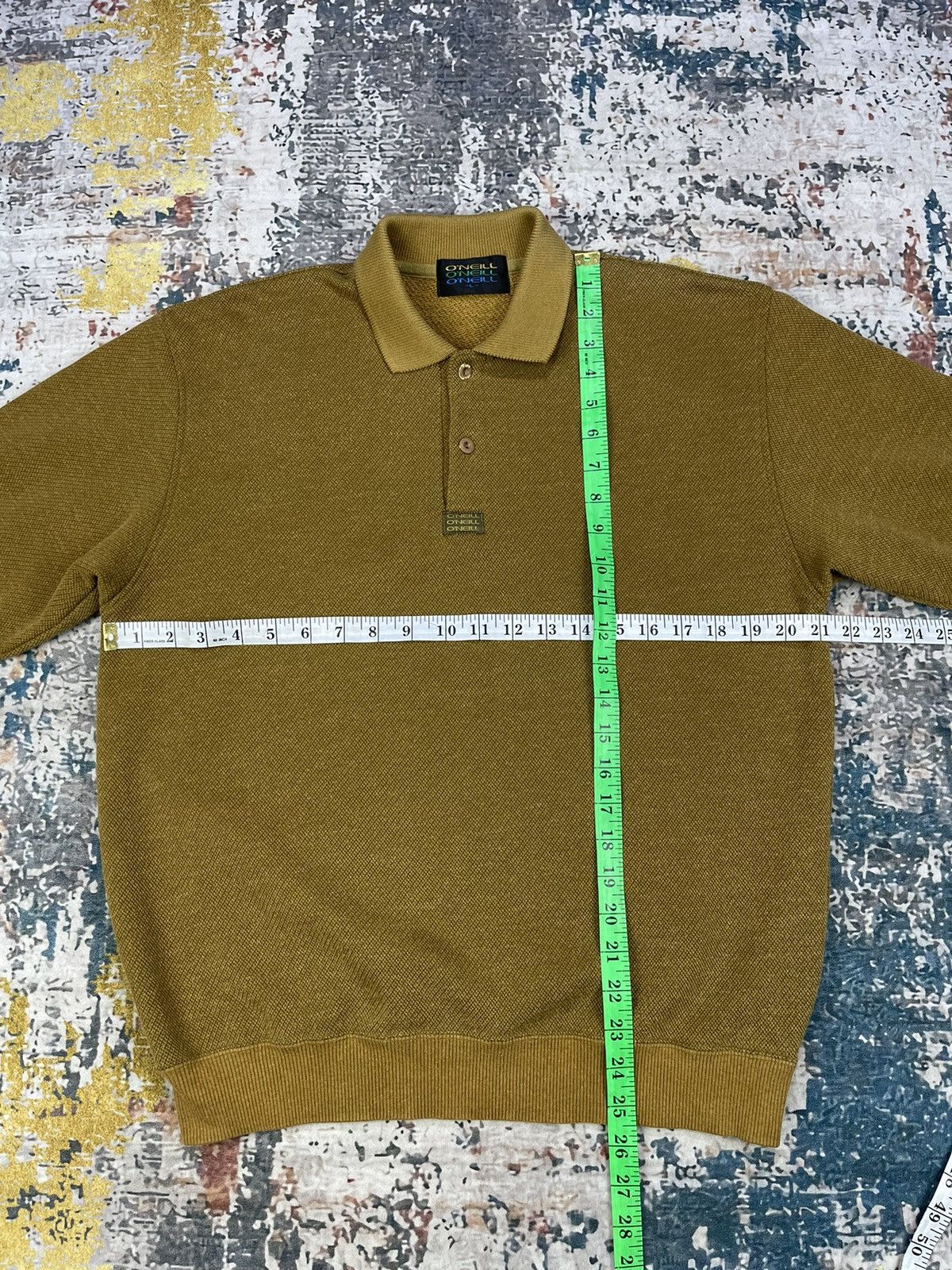 O'Neill Vintage Oneill Button Collar Polo Sweater Size US M / EU 48-50 / 2 - 11 Thumbnail