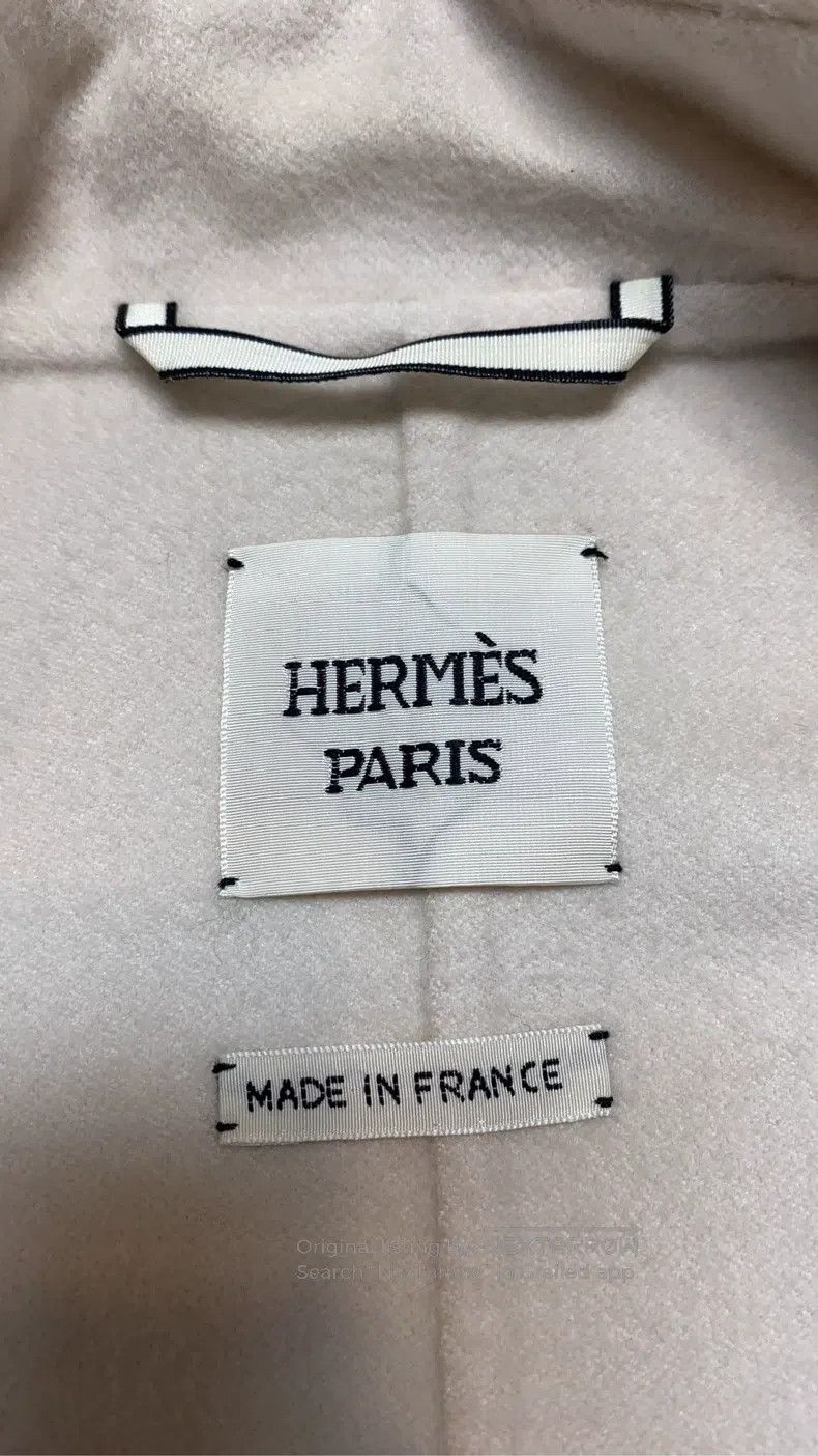 Hermes Hermes Beige 100% cashmere single-breasted coat Size XS / US 0-2 / IT 36-38 - 3 Thumbnail