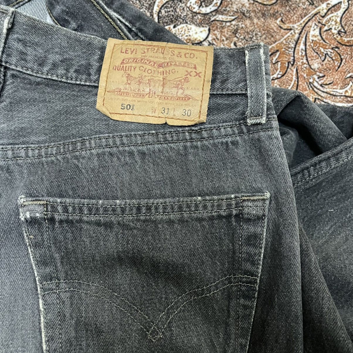 Levi's Vintage Clothing 🔥Vintage 1996 Levis 501 Washed Ripped Distress Denim Jeans Size US 31 - 14 Thumbnail