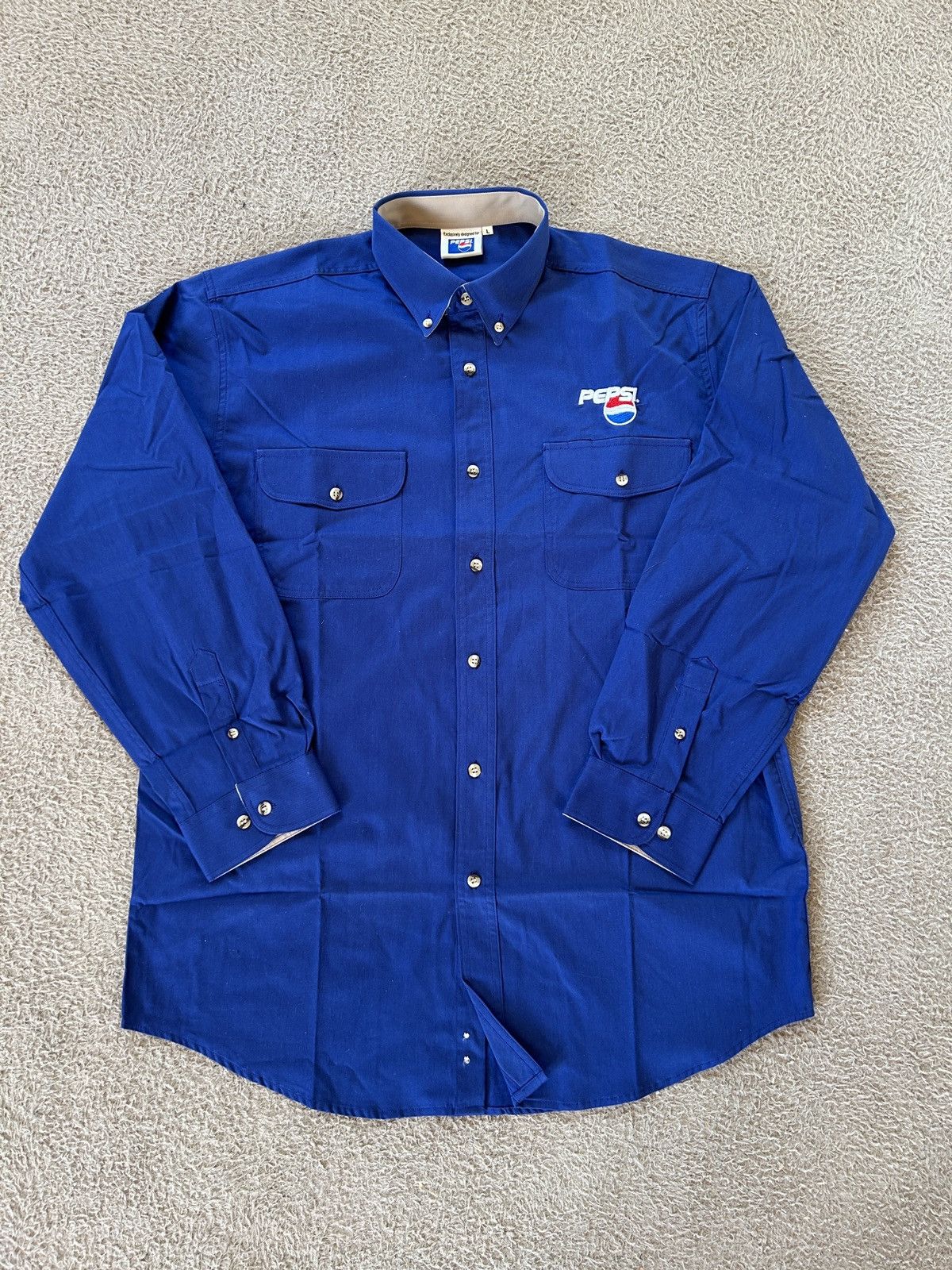 Pepsi Vintage Pepsi – “Exclusively Designed for Pepsi” Shirt Size US L / EU 52-54 / 3 - 1 Thumbnail
