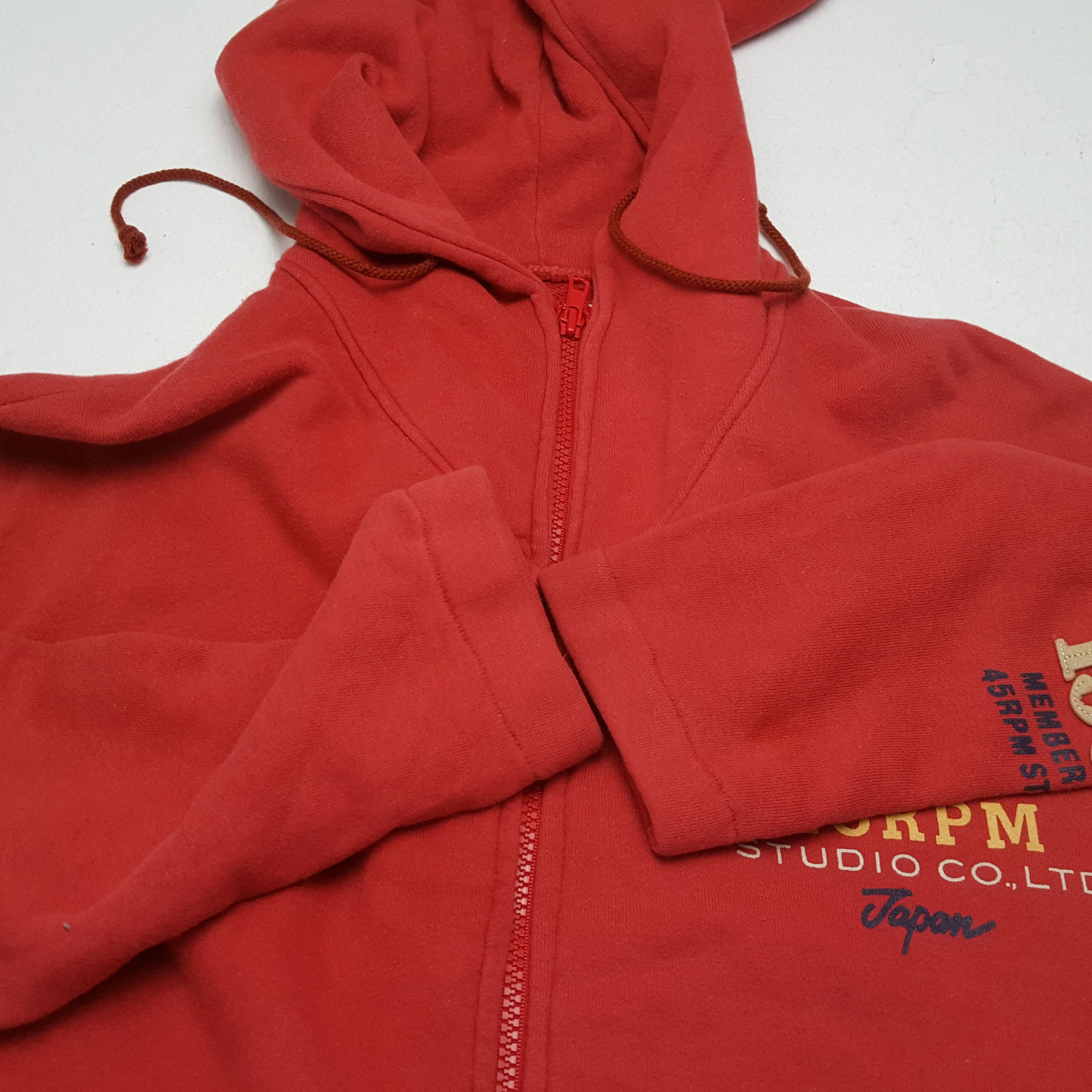 45rpm × Japanese Brand × Vintage 45RPM Japanese Brand Rare Design Zipper Hoodies Size US M / EU 48-50 / 2 - 9 Thumbnail