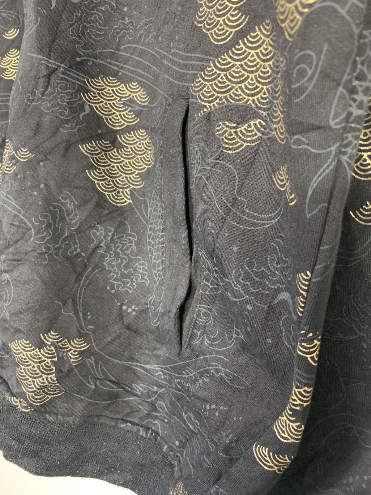 Designer × Vintage Vintage Full Print hoodie Sweatshirt Size US XXL / EU 58 / 5 - 7 Thumbnail