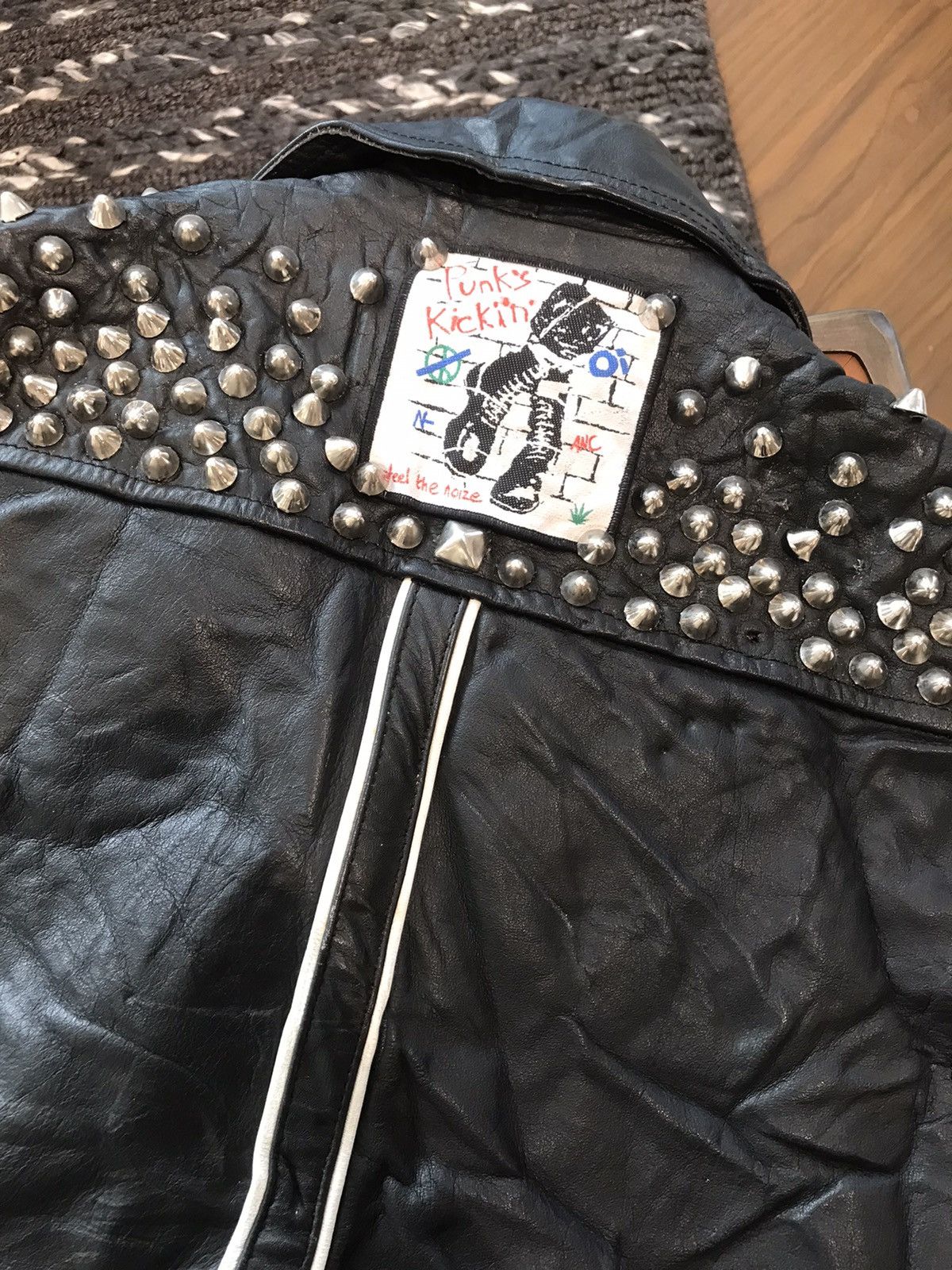 4GSELLER × Vintage JIMSINN LEATHER & PUNK/METAL VEST JACKET Size US XL / EU 56 / 4 - 5 Thumbnail