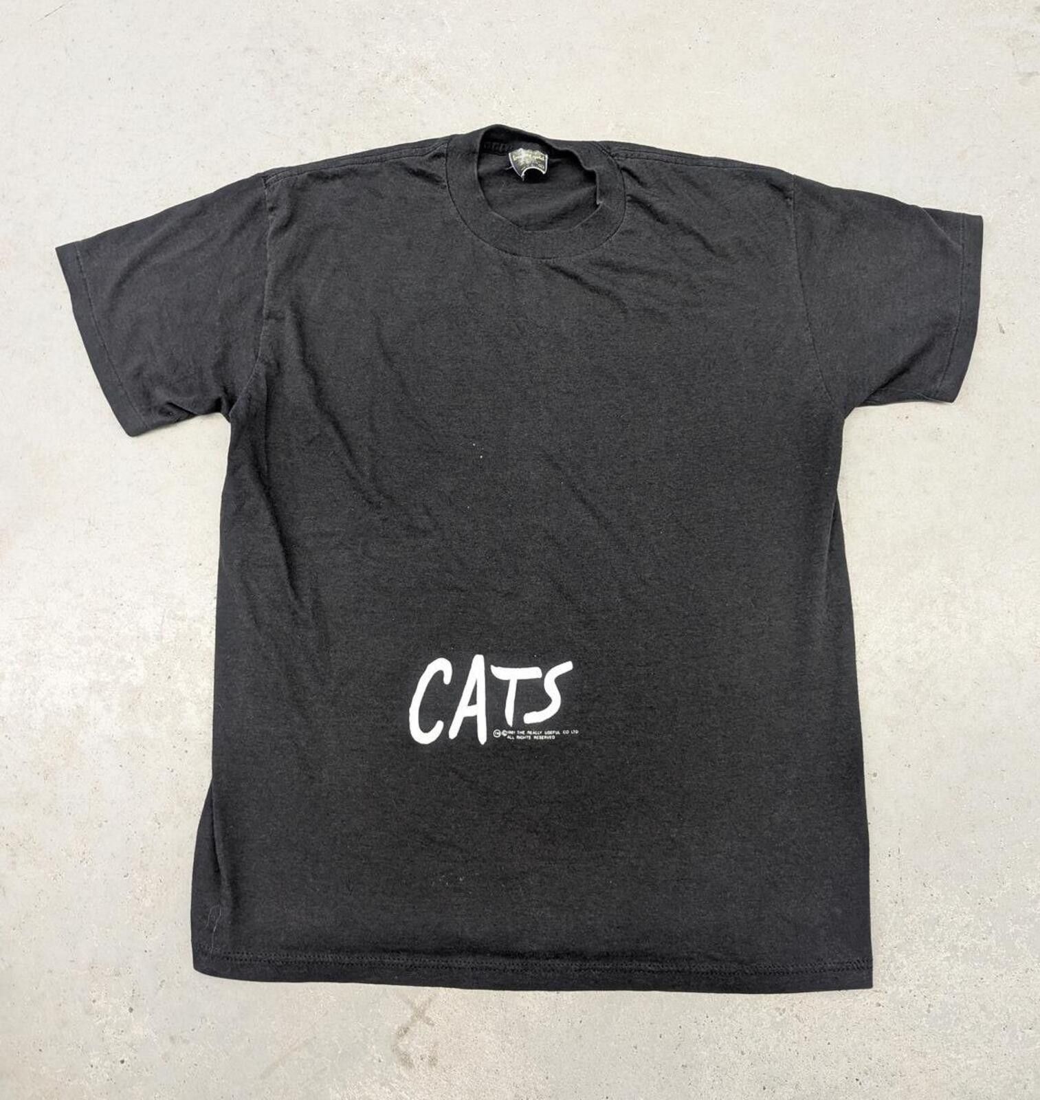 Vintage Vintage 1981 Cats Theater Production Promo T-shirt Size US M / EU 48-50 / 2 - 1 Thumbnail