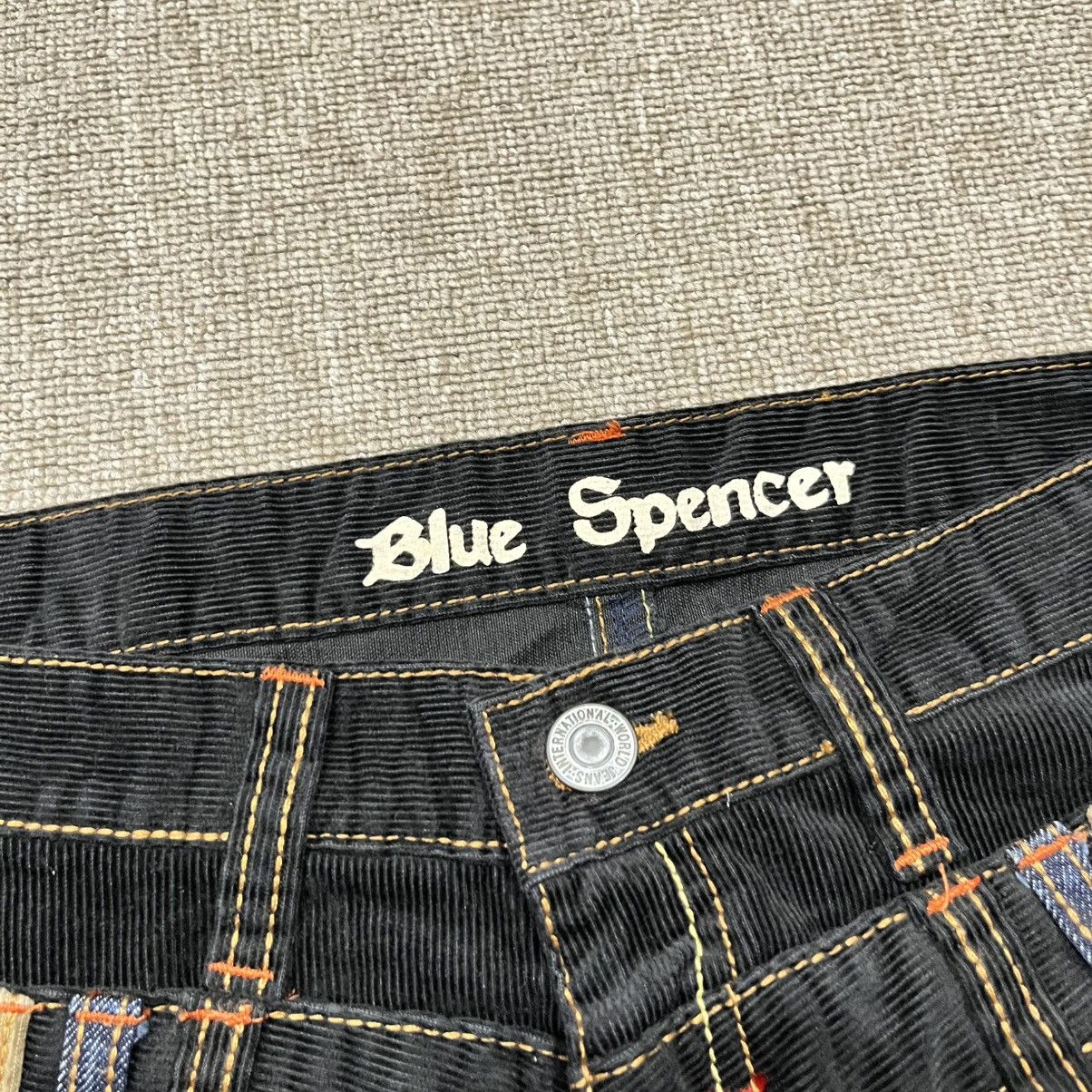 Japanese Brand Blue Spencer - Unique Corduroy Ankle Pant Contrast Waistband Size US 29 - 5 Thumbnail