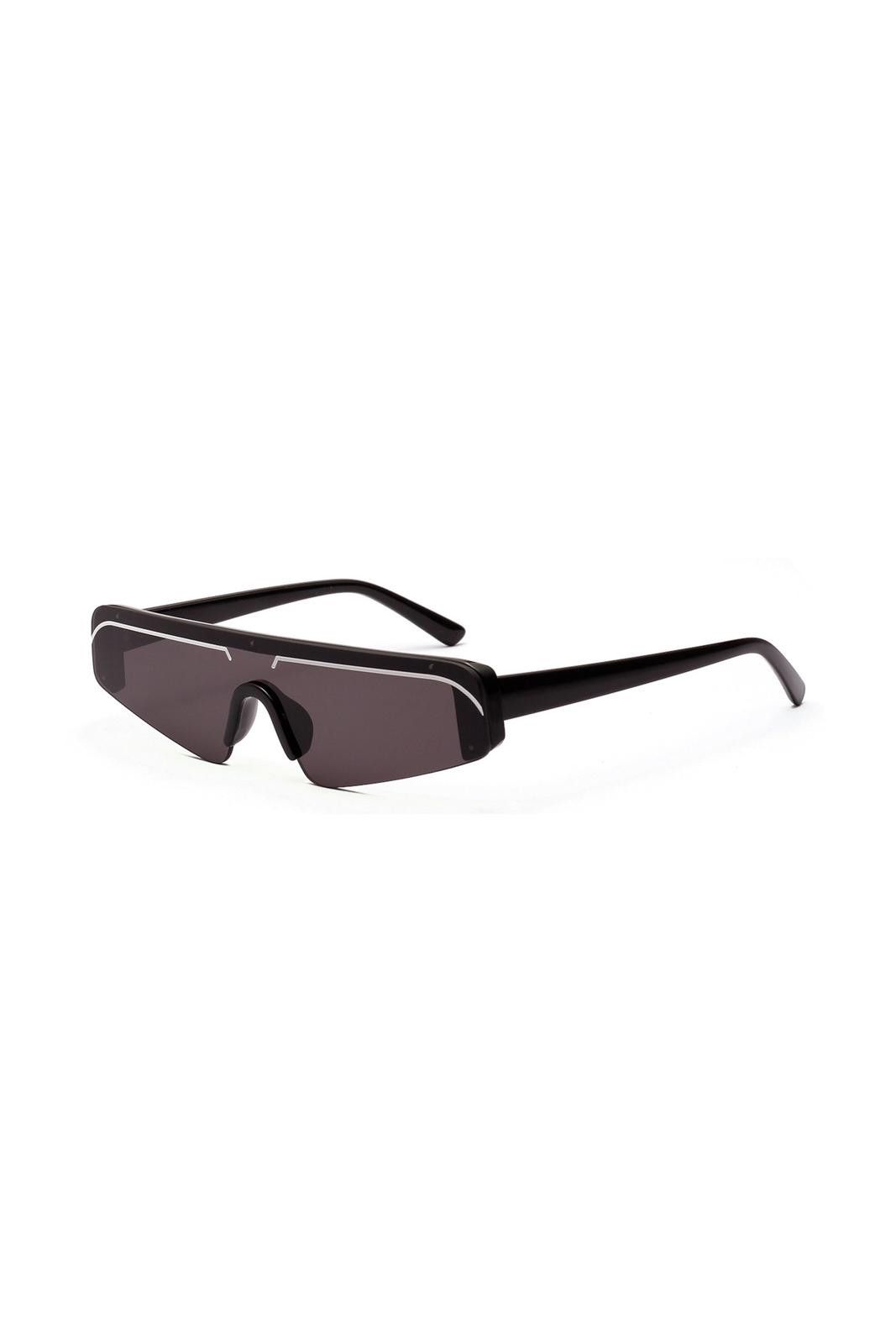 Other Vtg Y2k Avant Garde Futuristic Sunglasses Black Unisex OS Size ONE SIZE - 1 Thumbnail