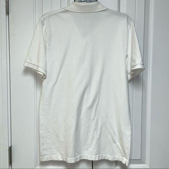 Old Navy Old Navy White Short Sleeve Polo Shirt Size US M / EU 48-50 / 2 - 2 Thumbnail