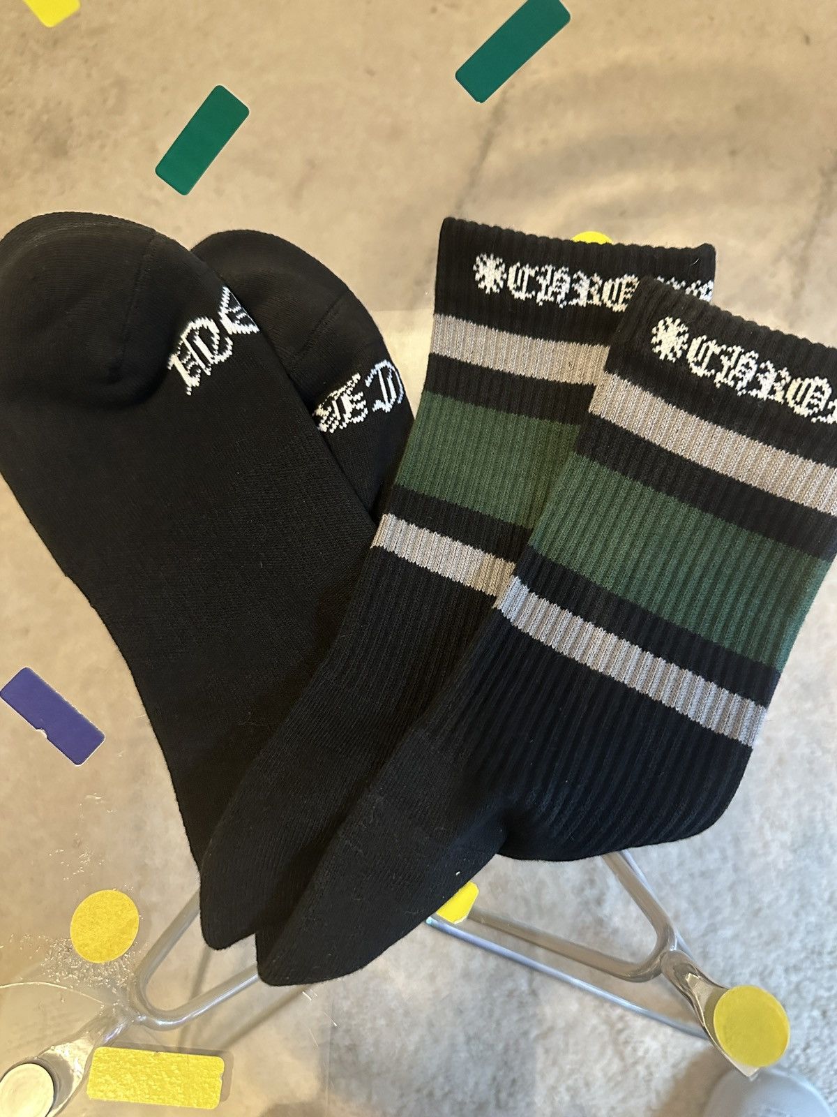 Chrome Hearts Chrome Hearts Fuck You Socks | Grailed