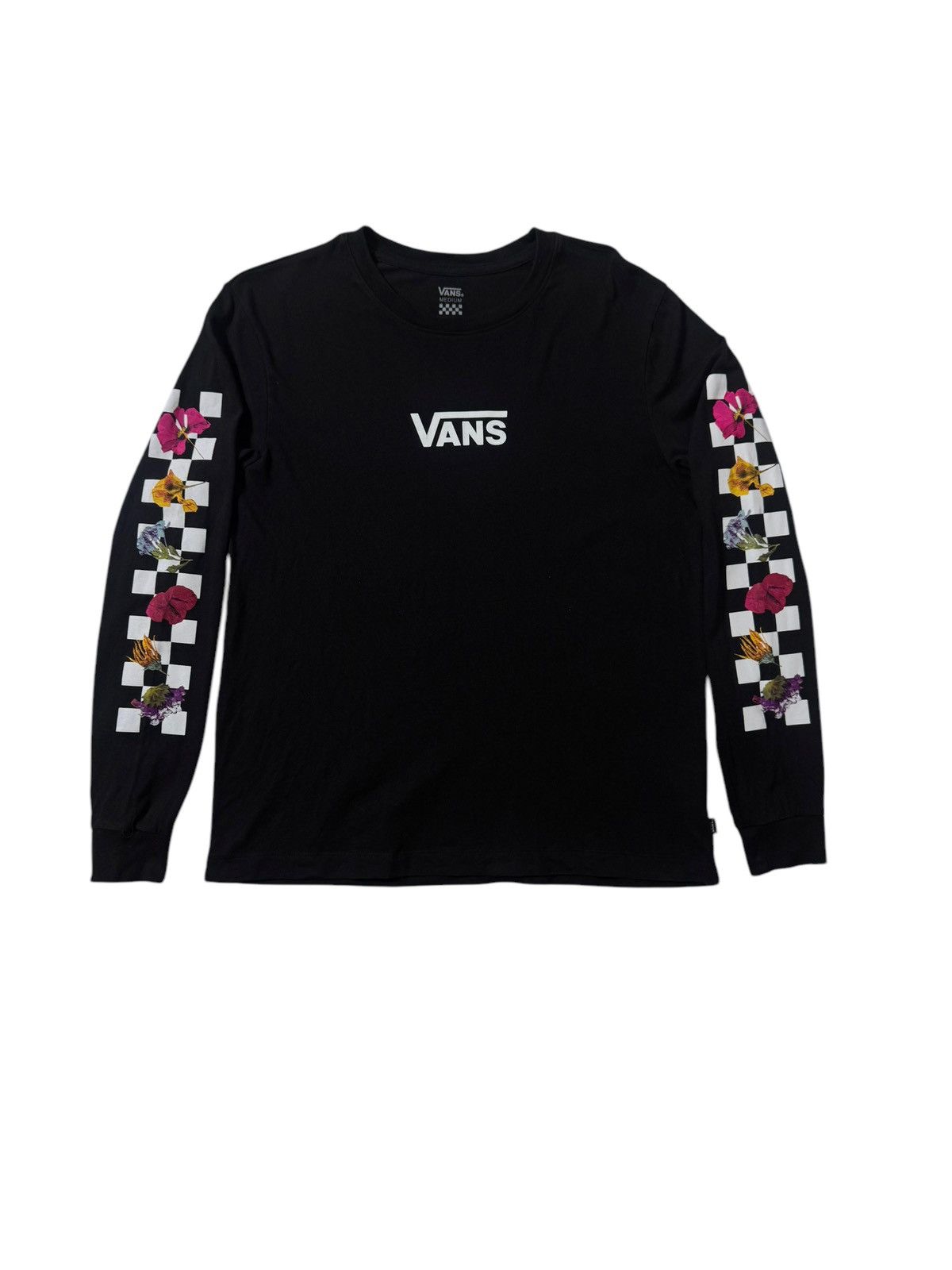 Vans Vans Longsleeve flower spellout Size US M / EU 48-50 / 2 - 1 Thumbnail