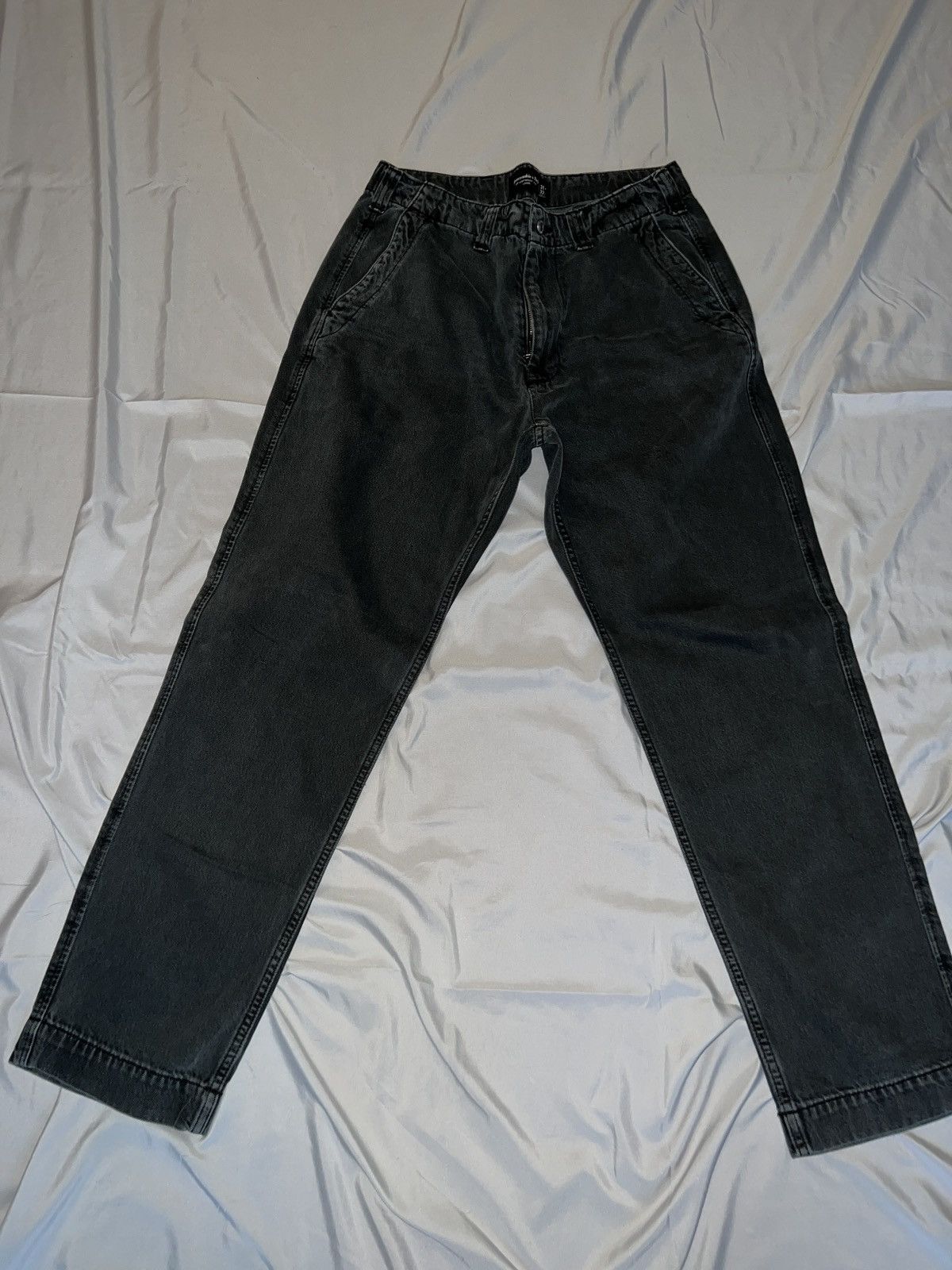 Abercrombie & Fitch A&F Loose Black Wash Jean Size US 31 - 1 Thumbnail